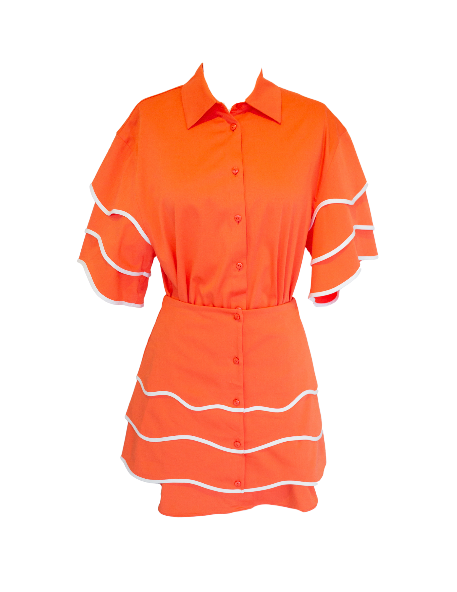 Solan Dress - Orange