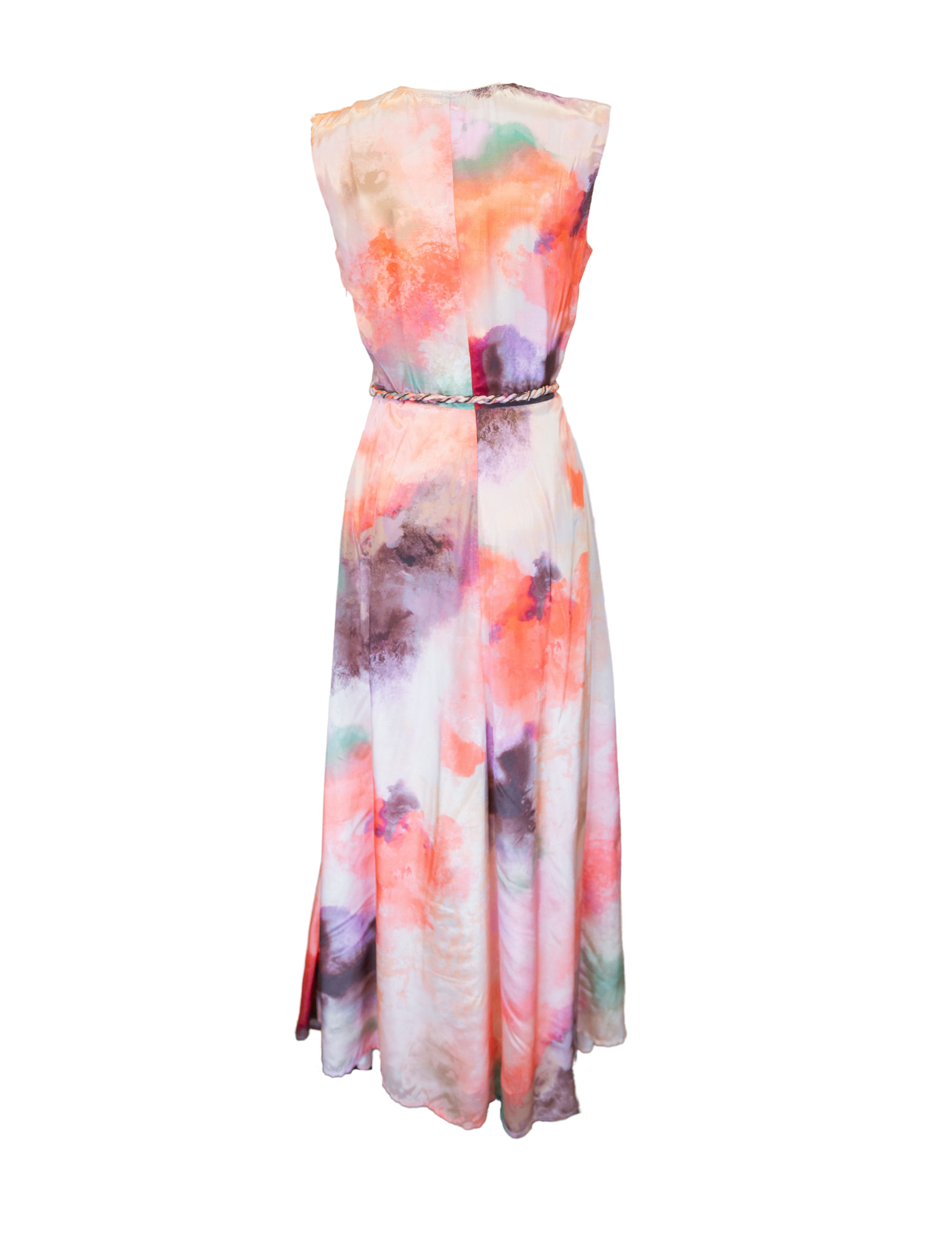 Jufre Tora Long Dress - Wild Rose