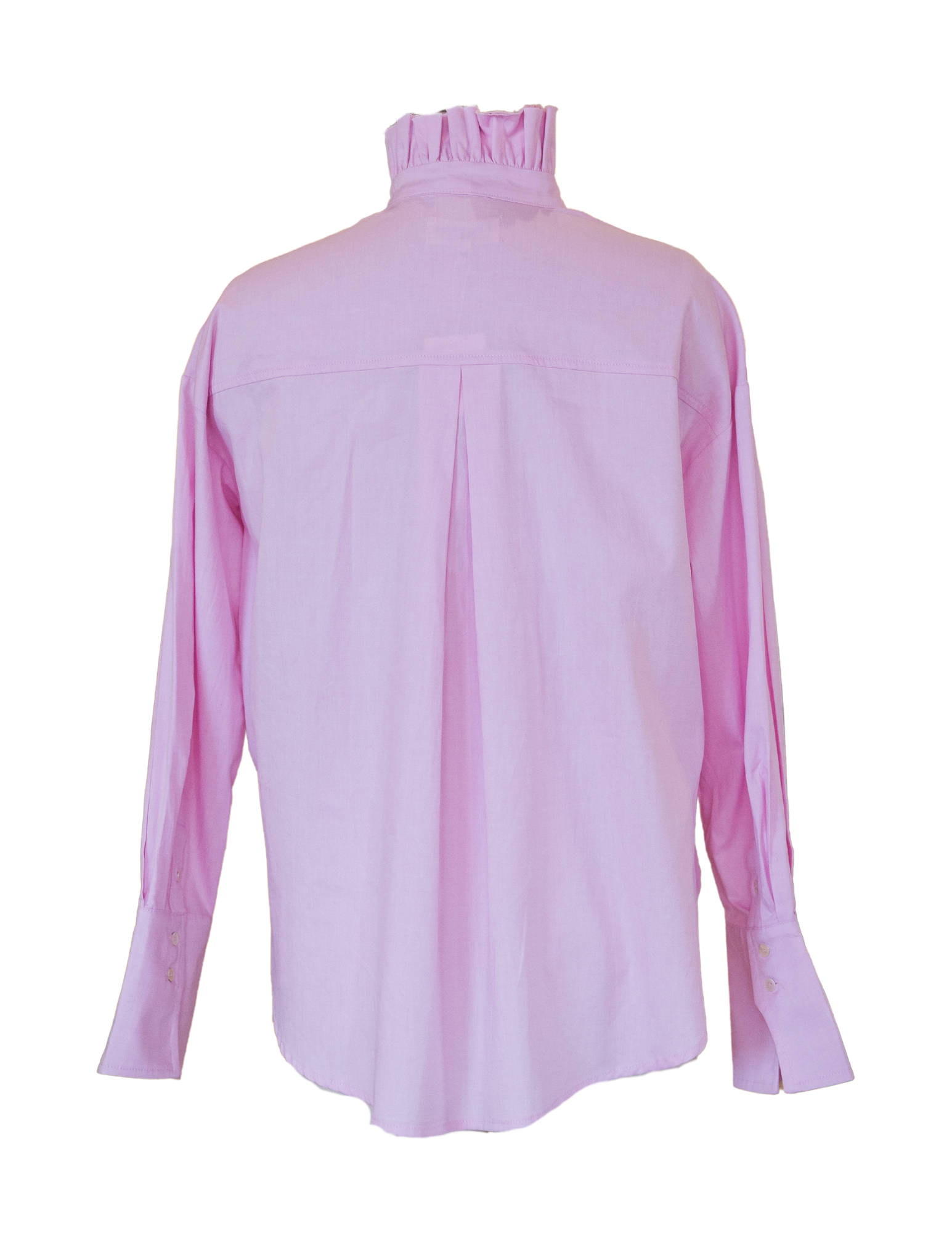 Ruffle Collar Blouse - Rose