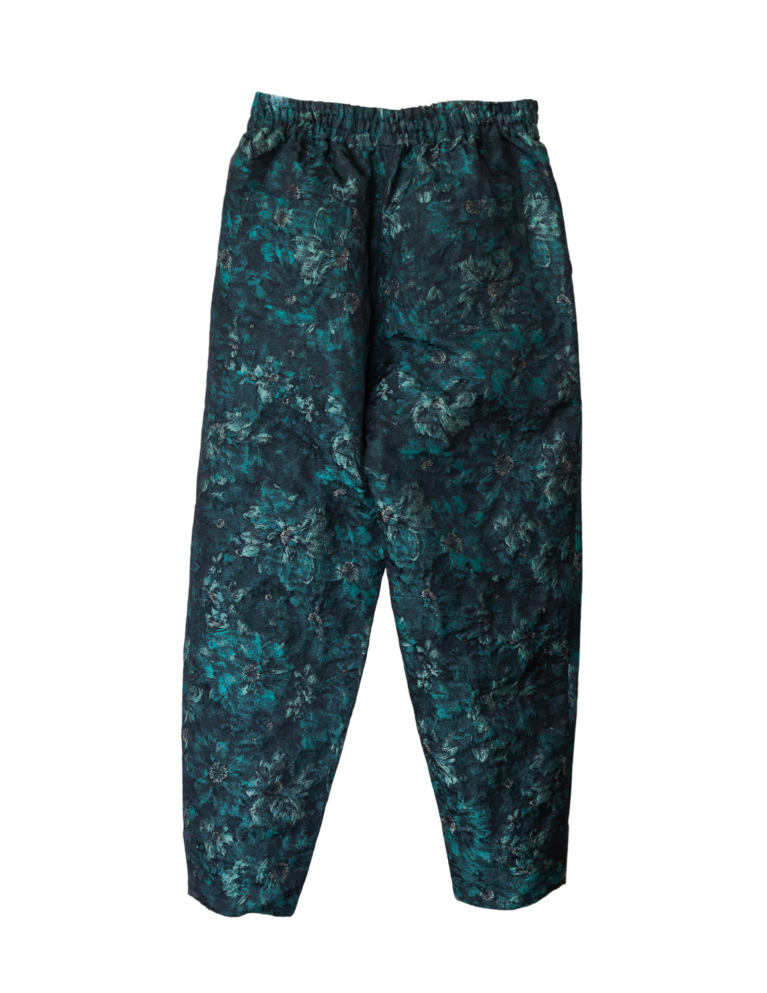 Floral Print Pant - Green