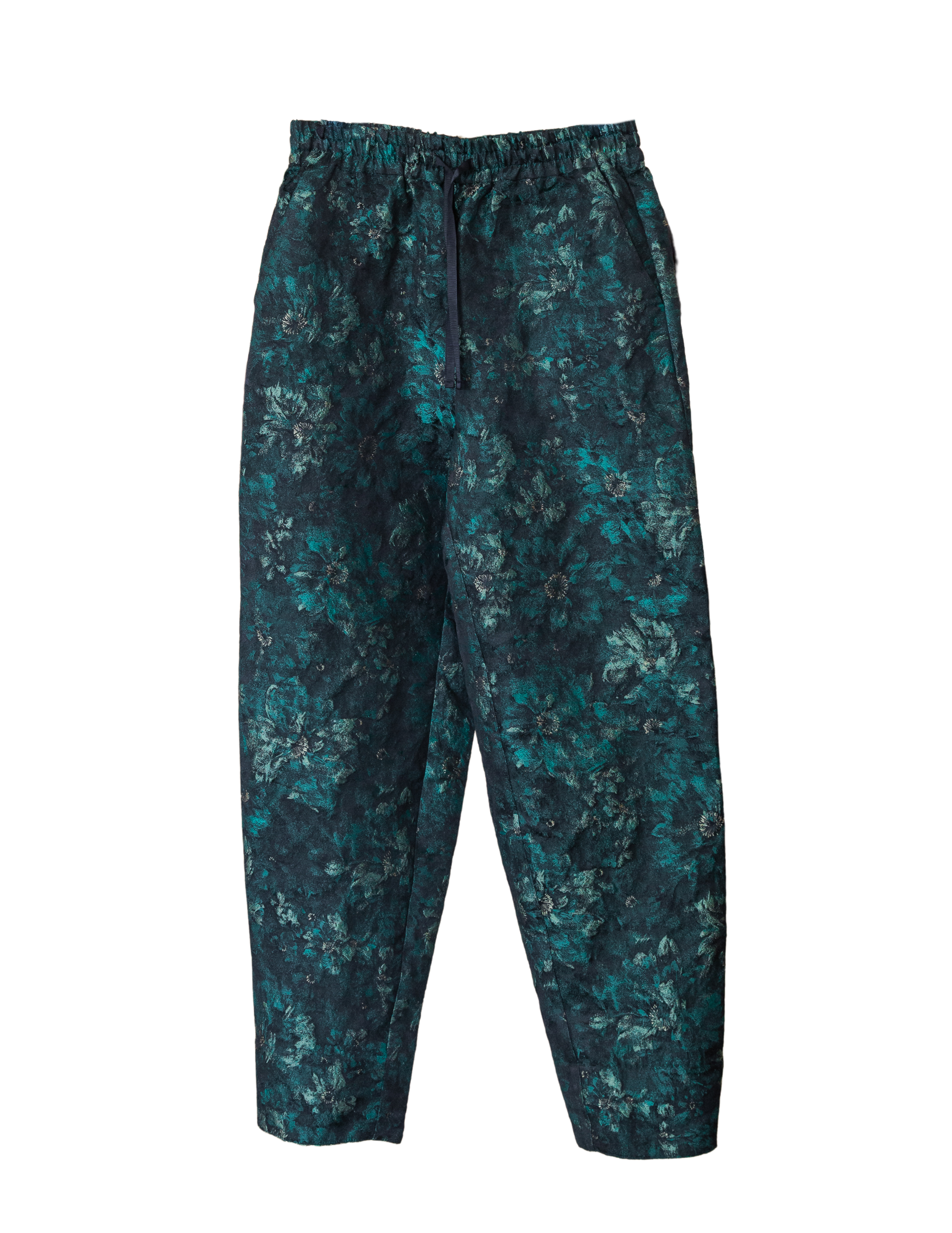 Floral Print Pant - Green