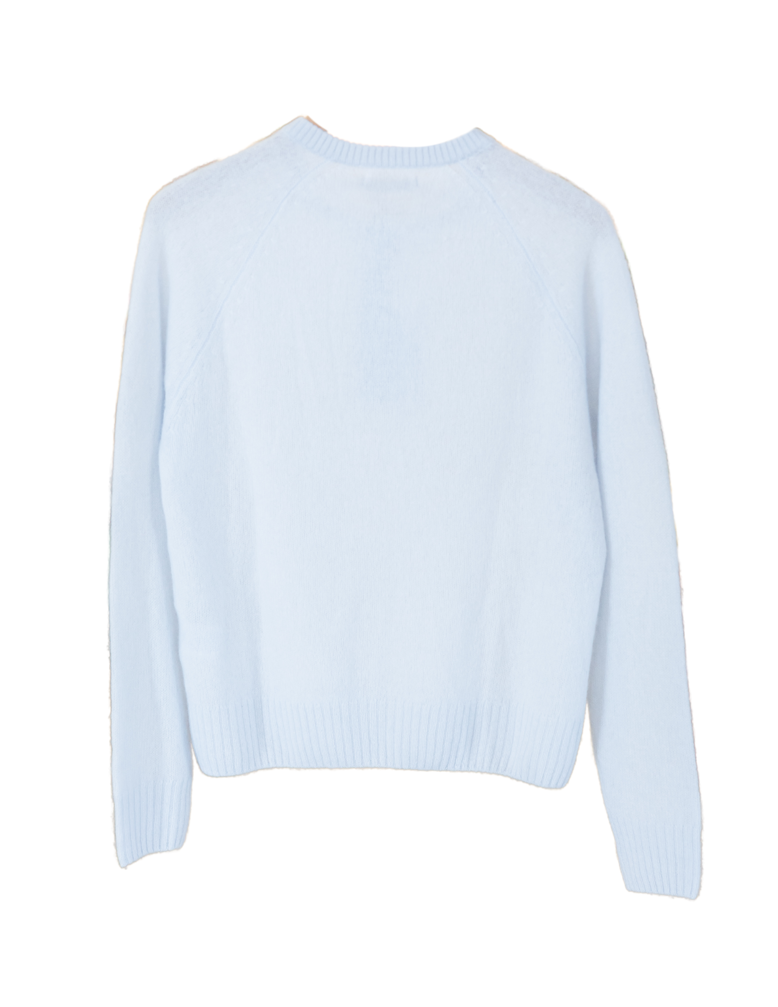 Featherweight Cashmere Henley Sweater - Ice Blue