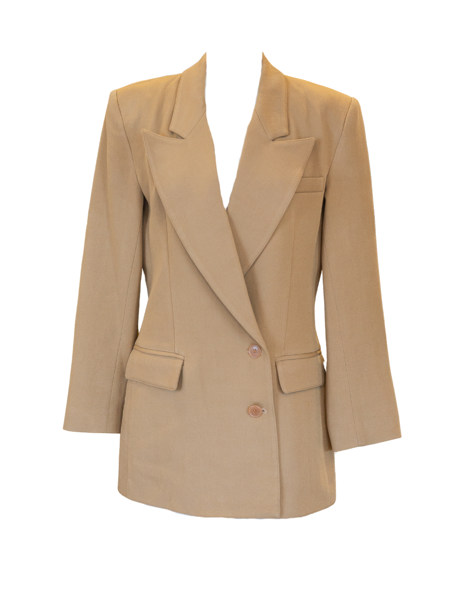 Clean Blazer - Camel