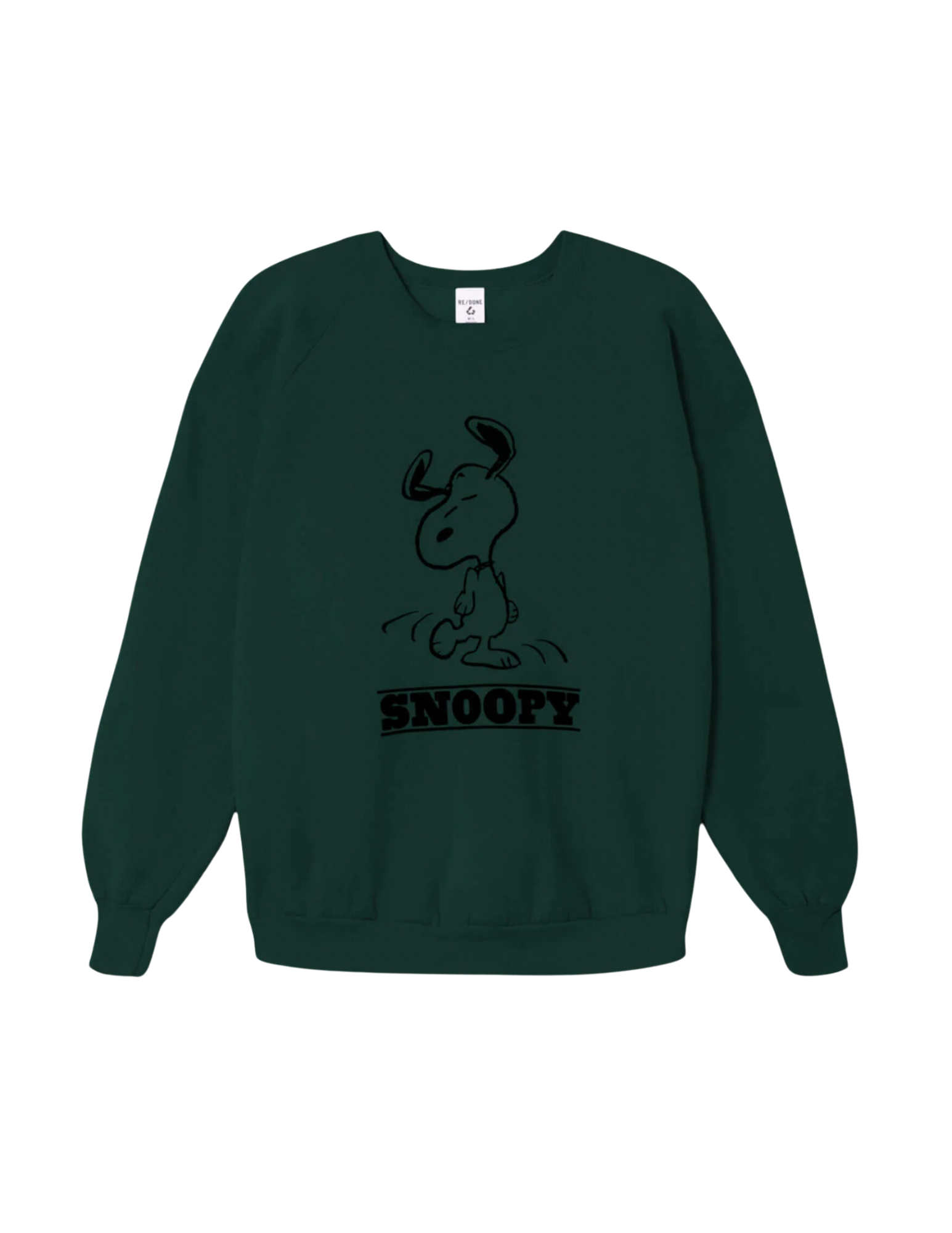 Oversized Crewneck Snoopy Dancing - Juniper