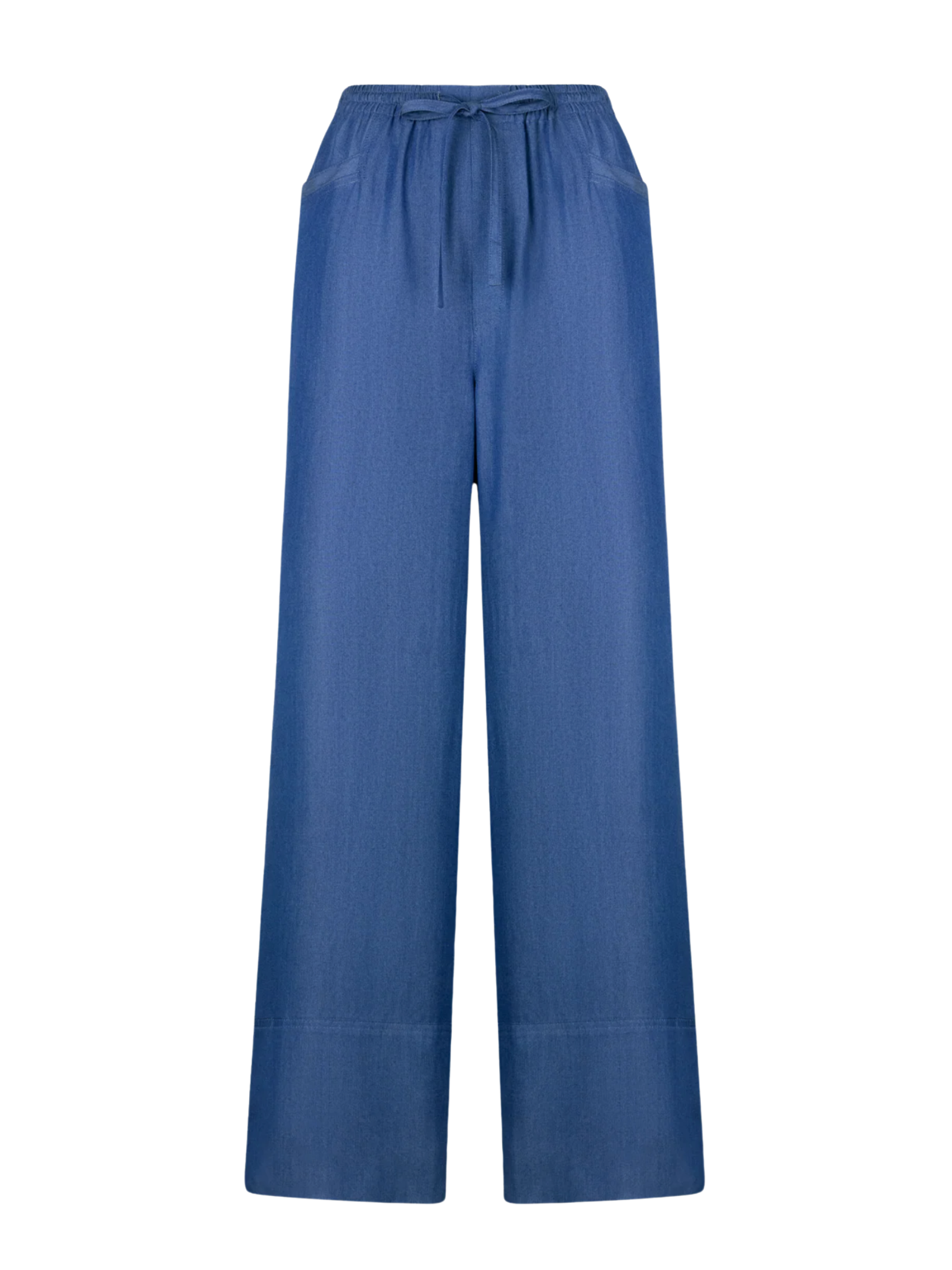 Drawstring Pull On Pant- Chambray Chambray