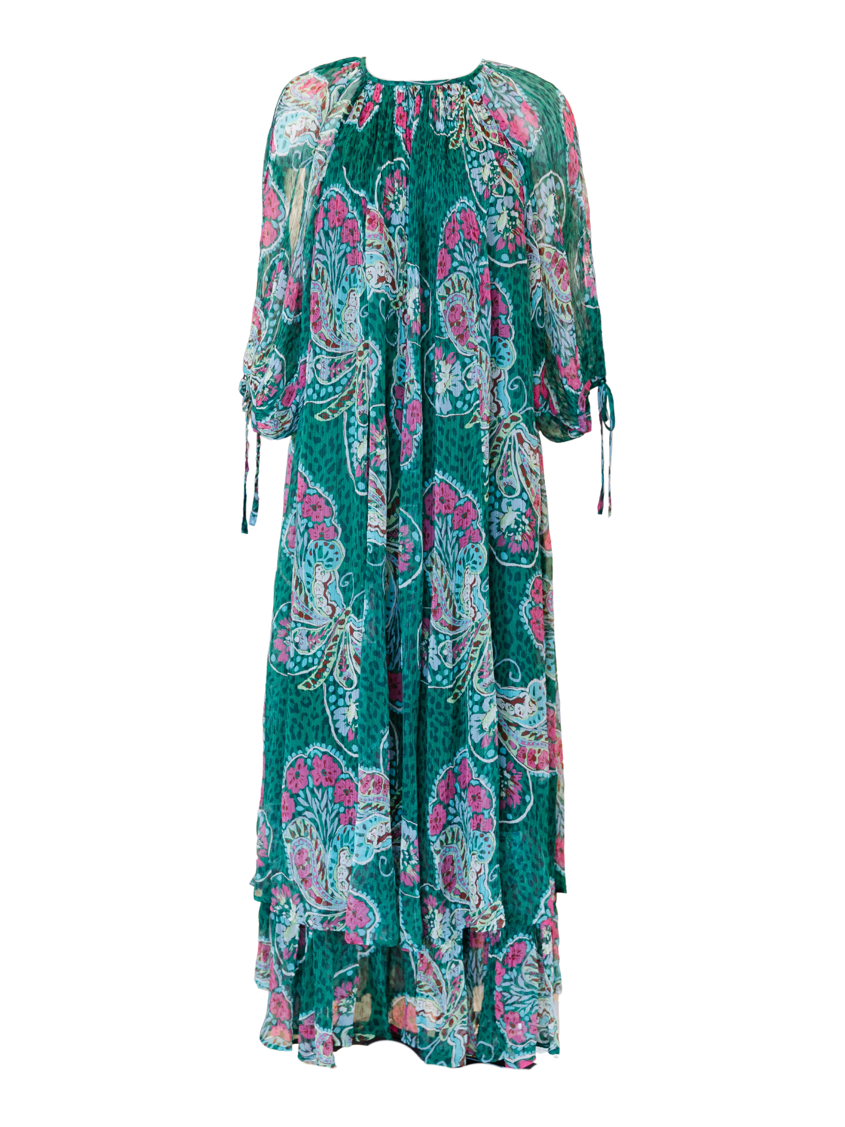 Hayden Dress - Butterfly Bloom Green