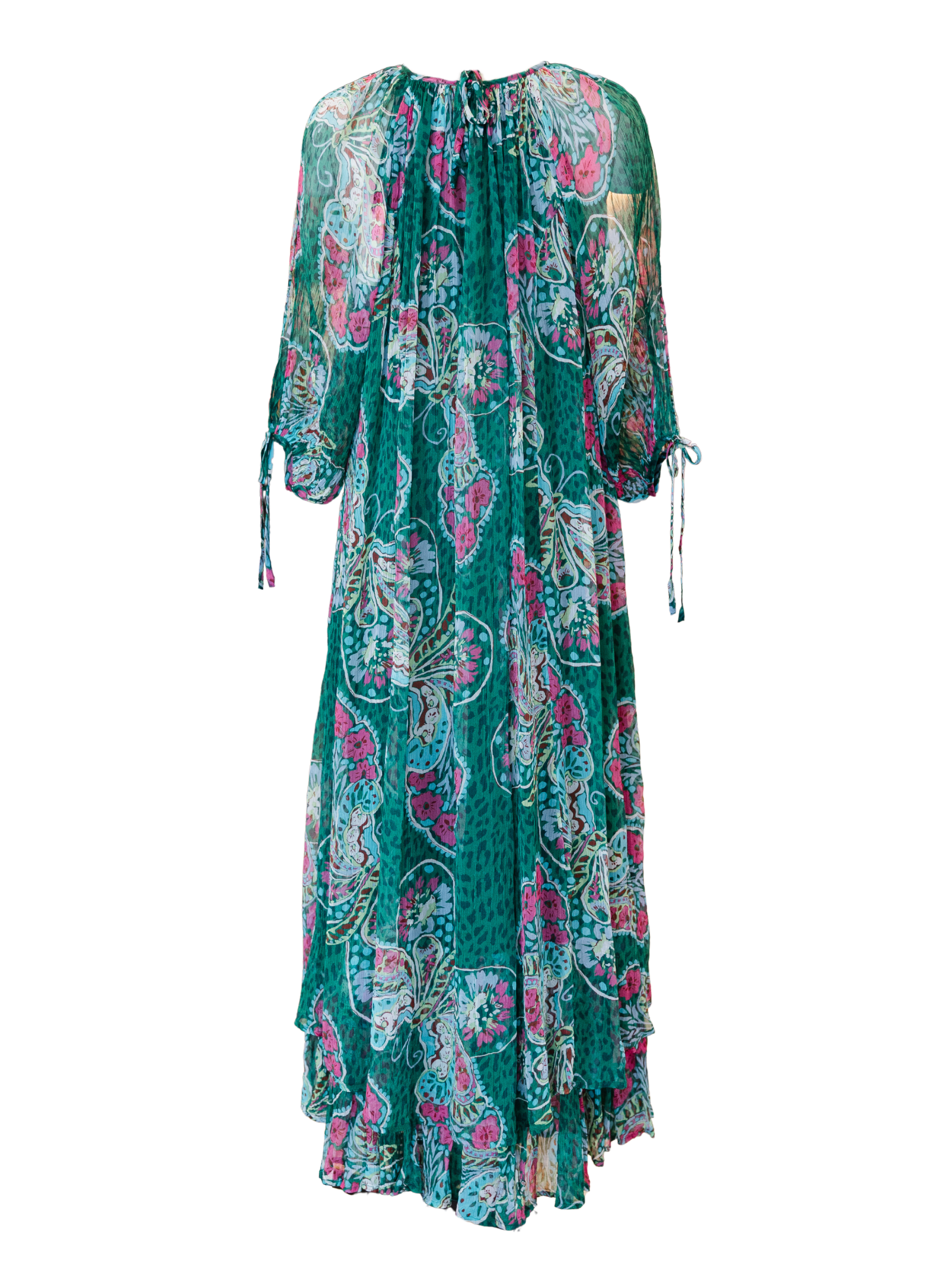 Hayden Dress - Butterfly Bloom Green