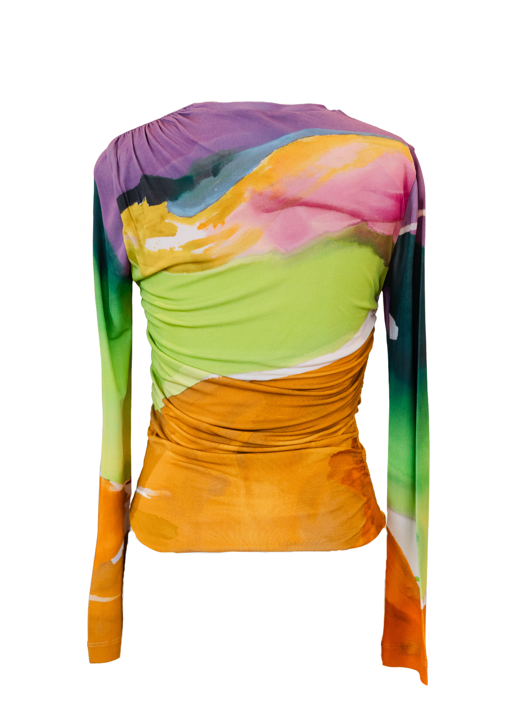 Paradis Ruched Jersey Top- Nature Abhors A Vacuum Nabav