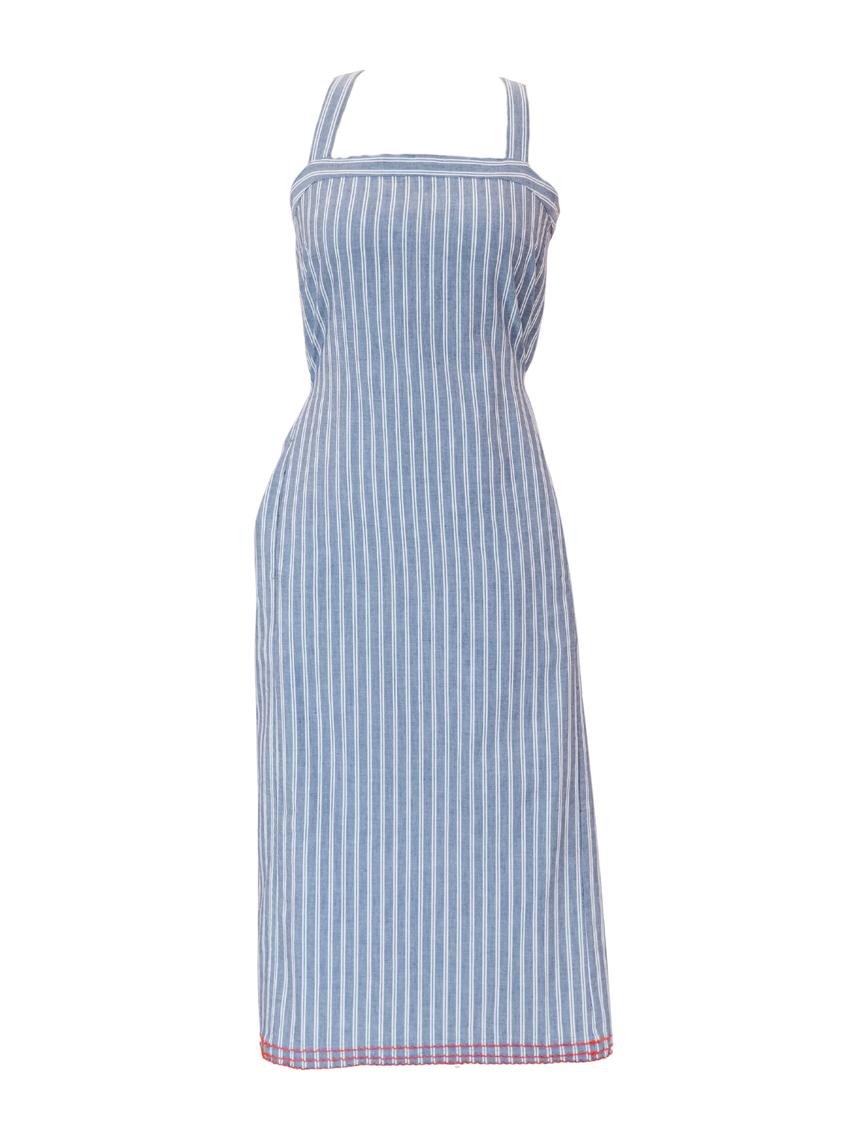 Josie Dress- Navy/Ivory Double Stripe