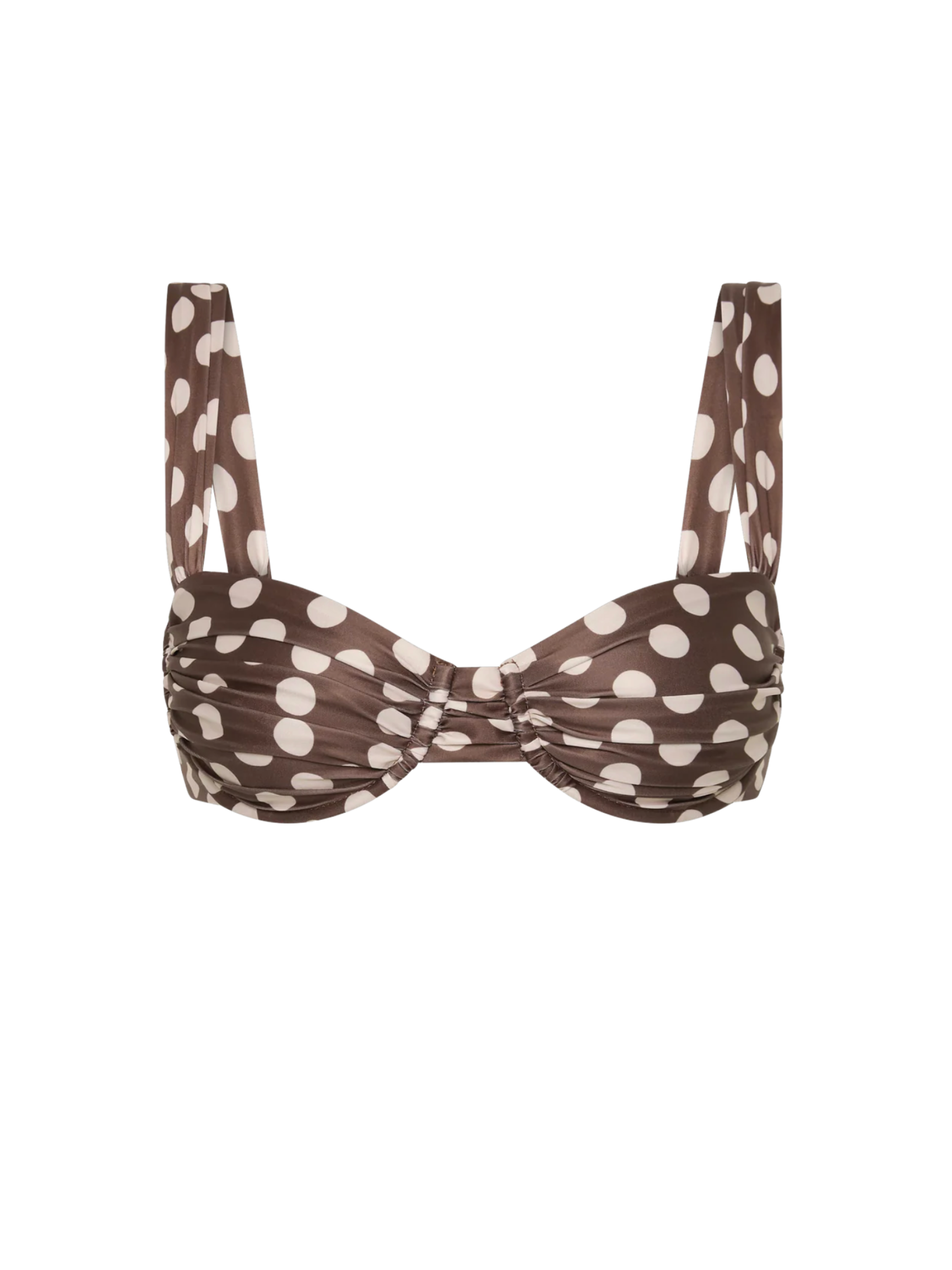 Sol Bikini Top - Cioccolato Dot
