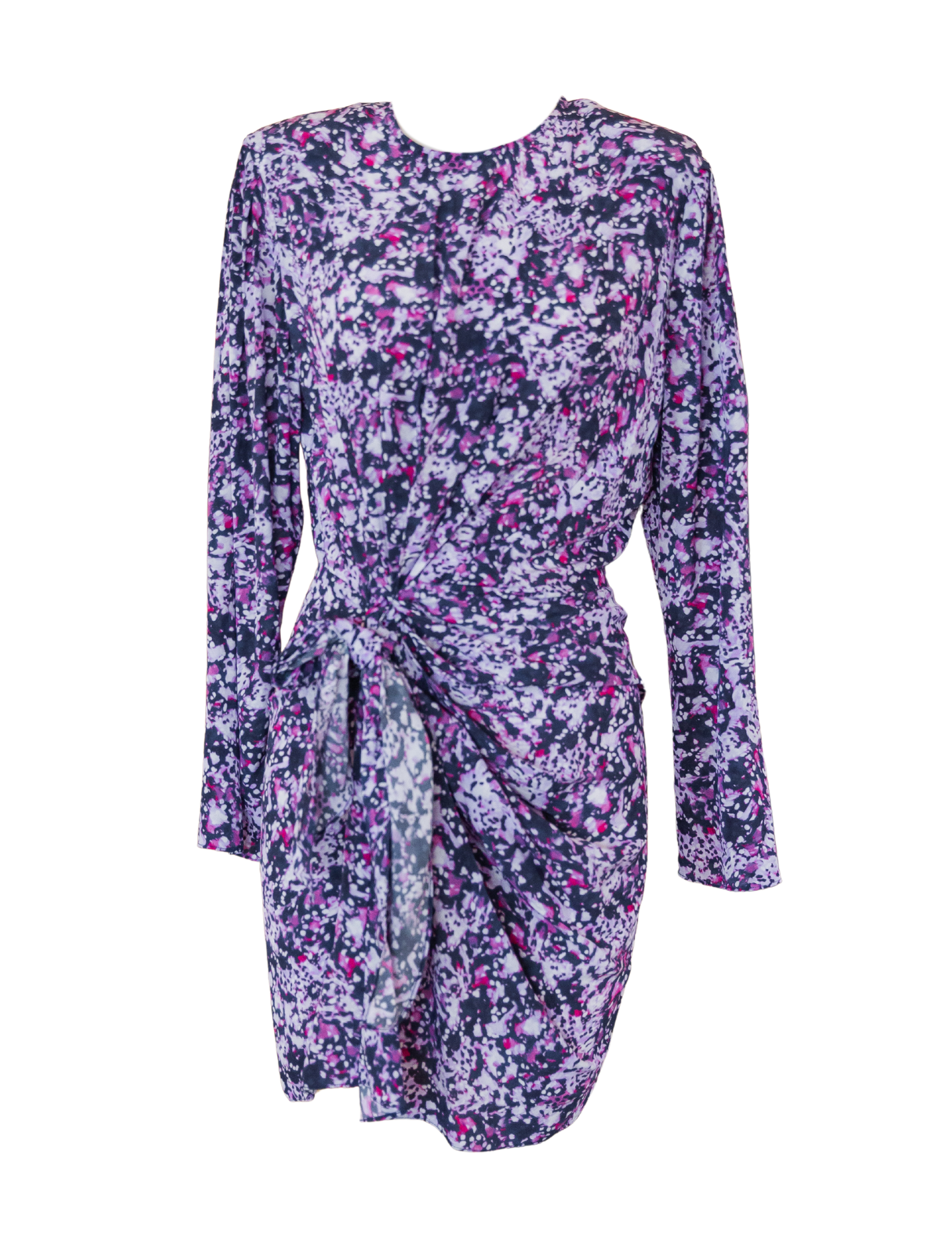 Dulce GB Dress - Ecru/Purple