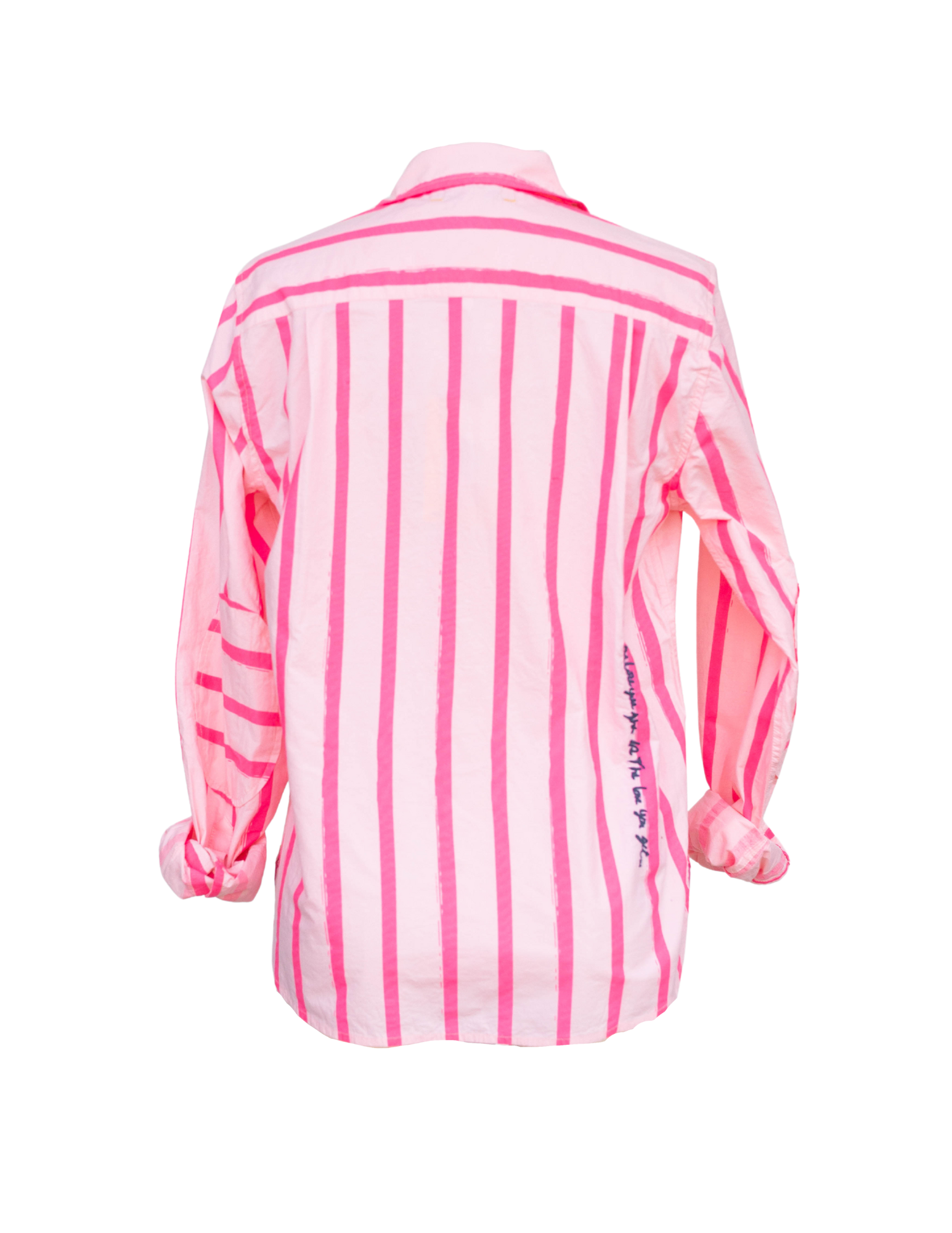 Pia Wide Stripe Shirt - Icy Pink