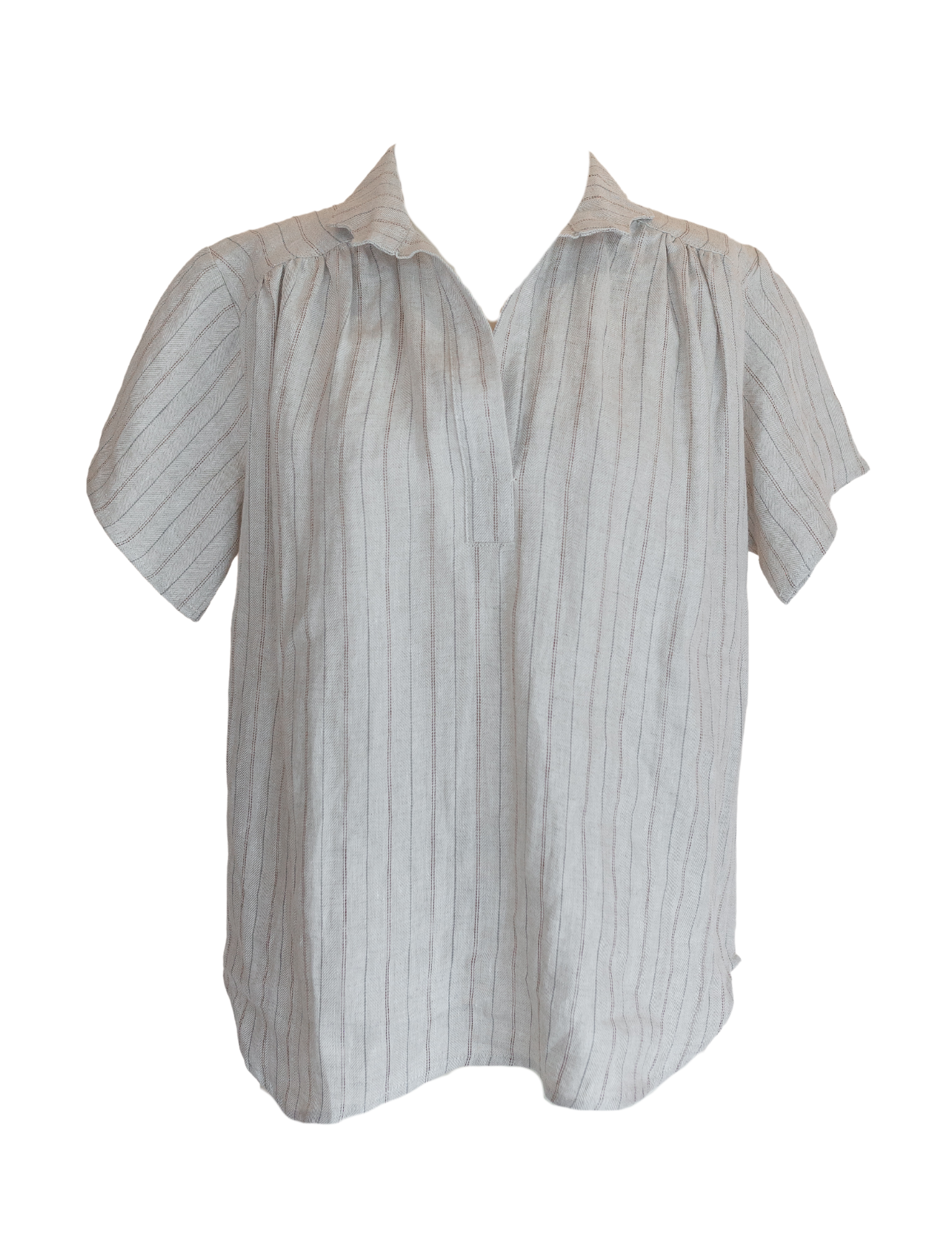 Addie Top - Neutral Stripe