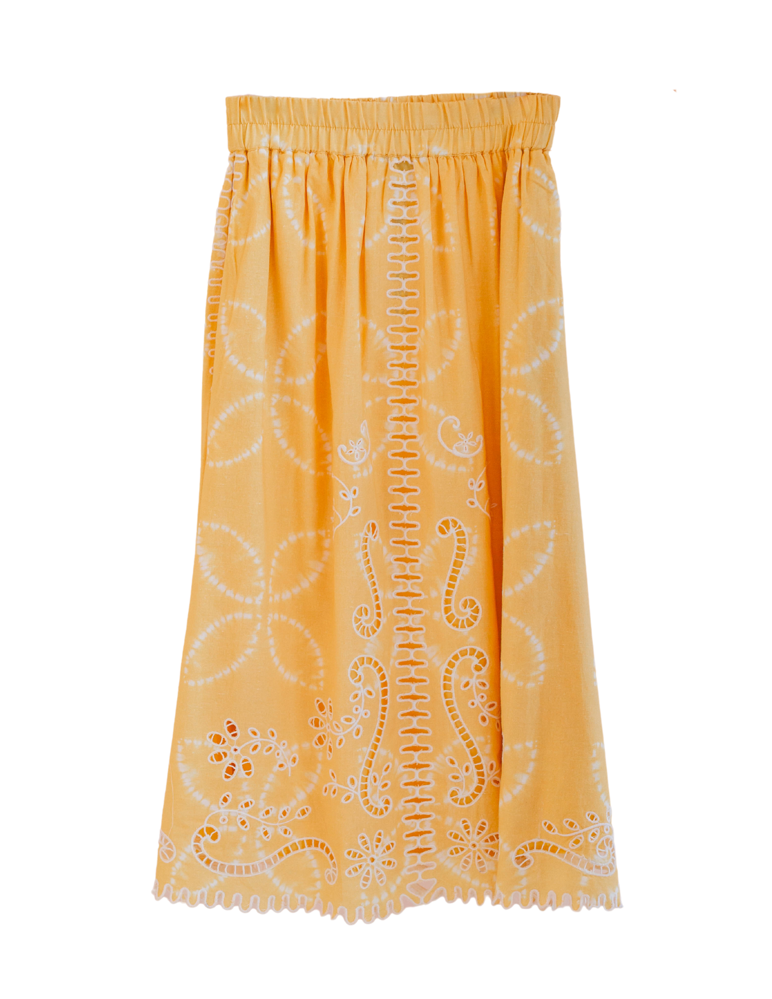 Liat Embroidery Skirt - Yellow