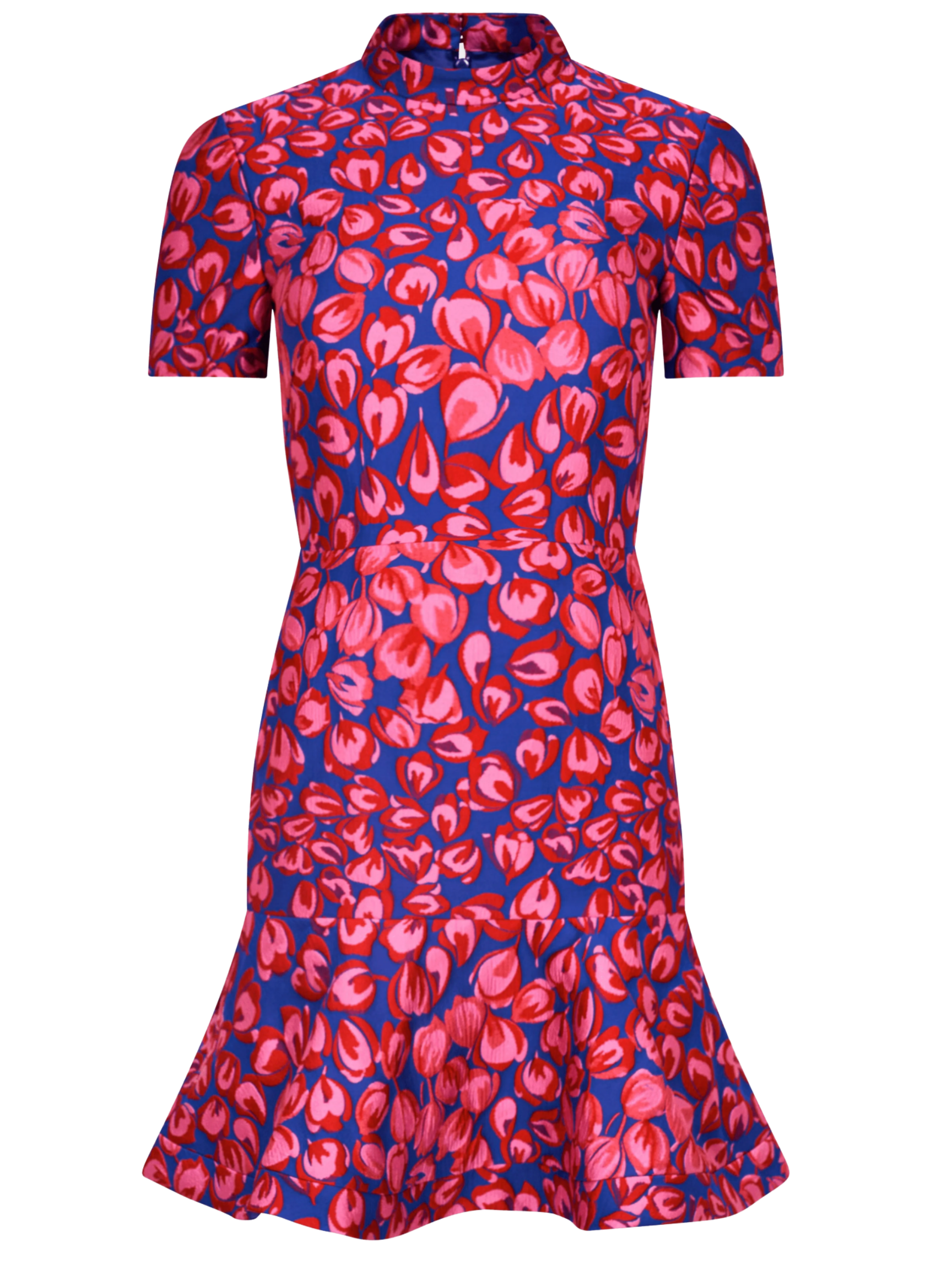 Mini C Dress - Azure Flamingo