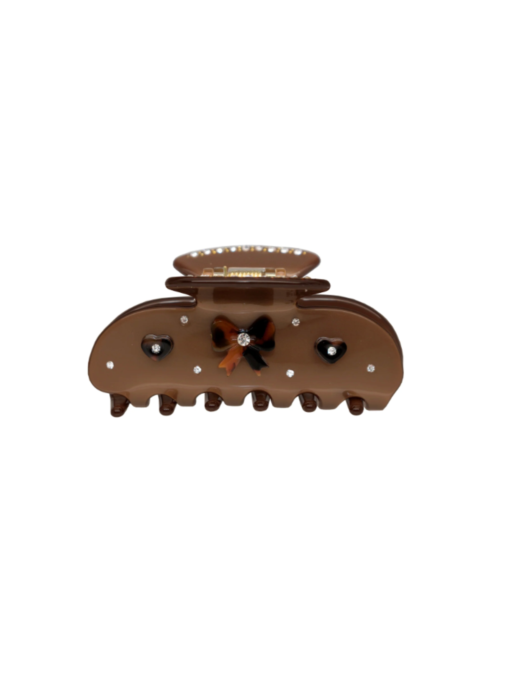 Sweetheart Clip - Cocoa Cashmere