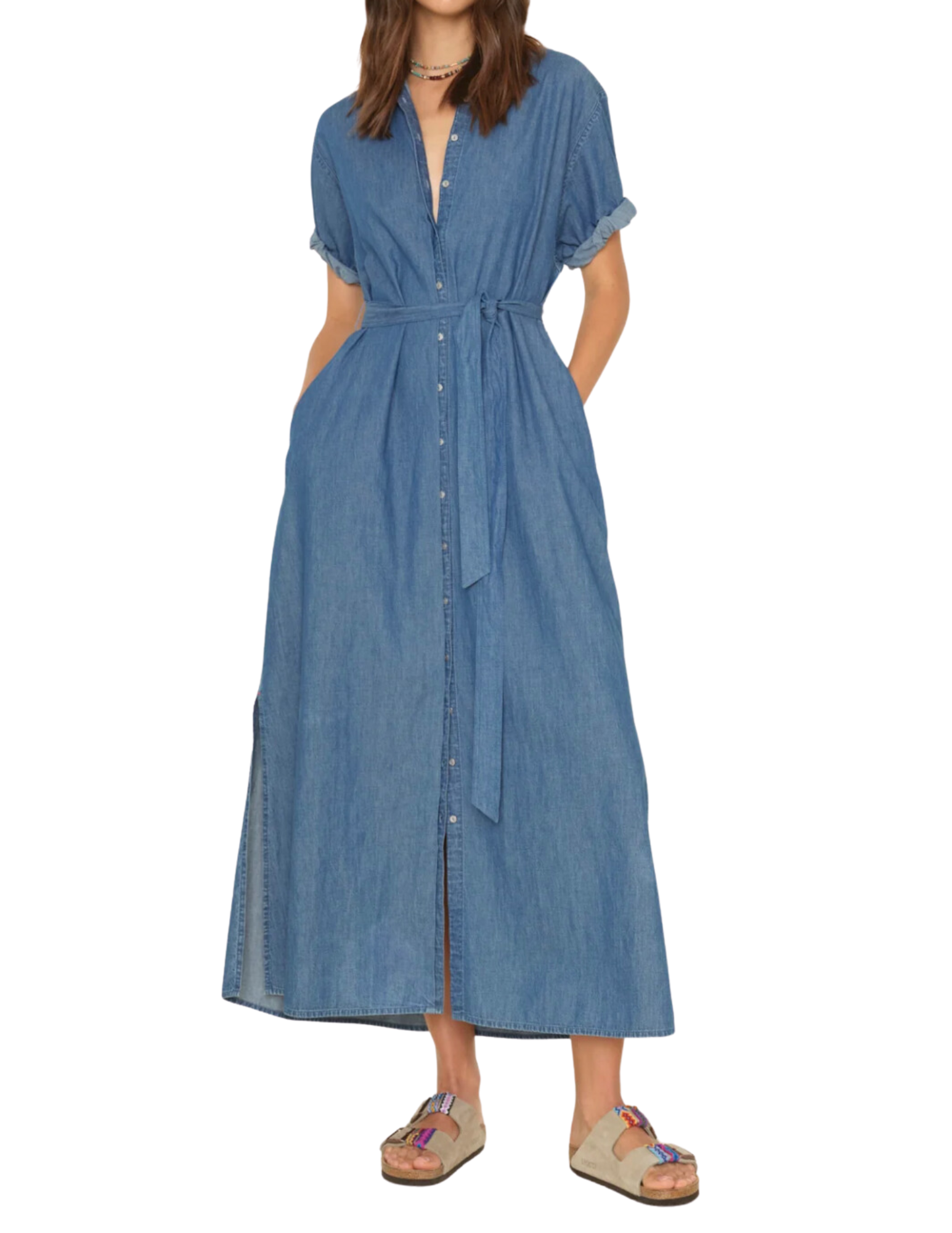 Linnet Dress - Blue Rinse