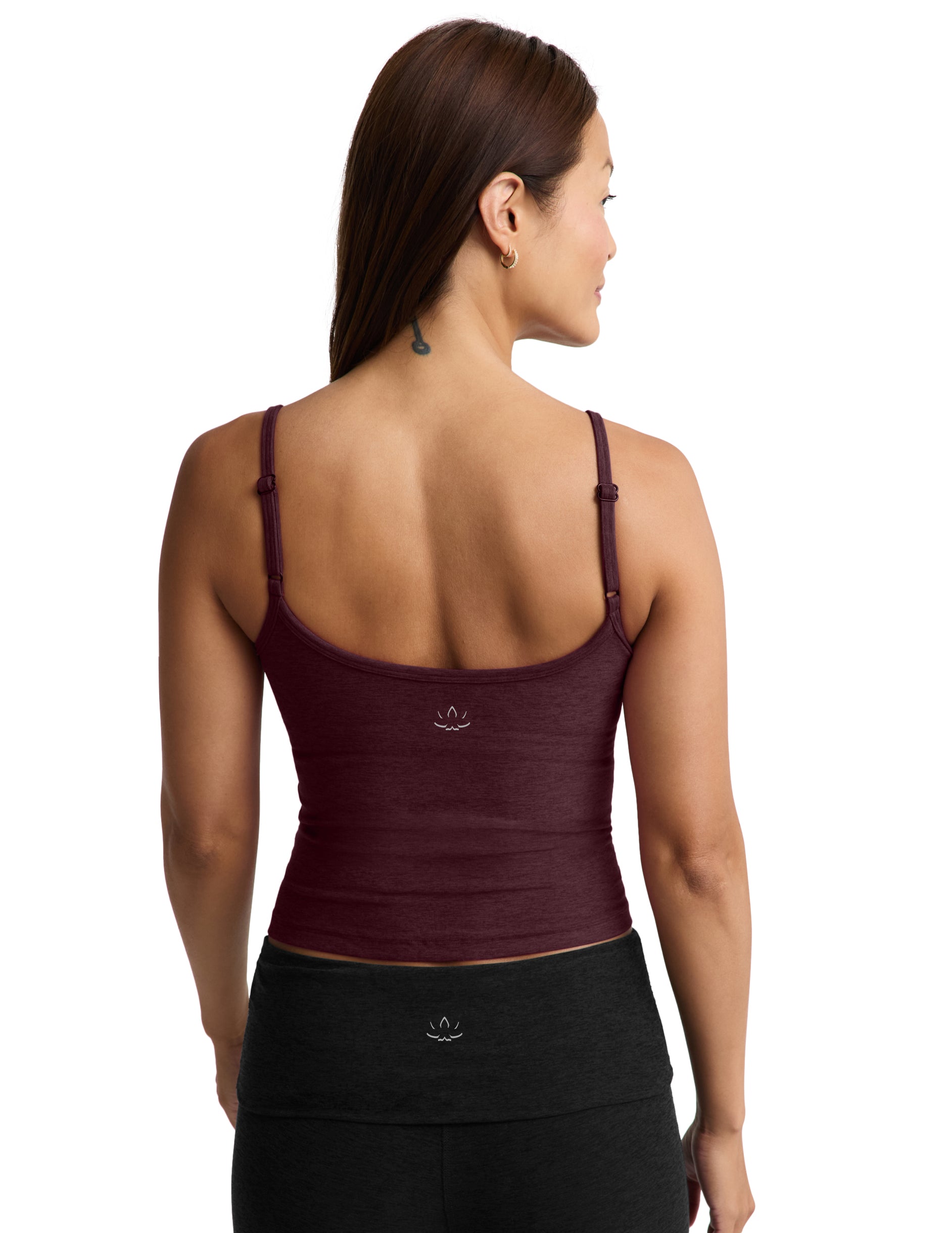 Spacedye Forever Waist Length Tank - Cabernet Heather