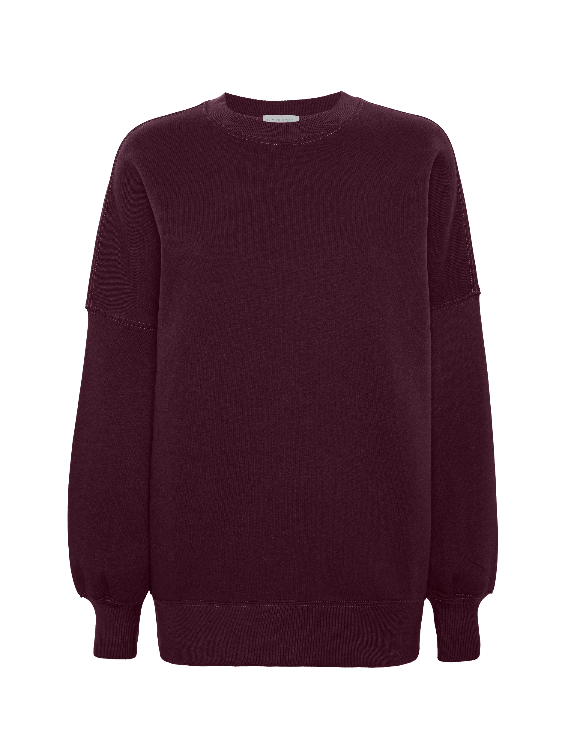 Luxefleece 2.0 Oversized Crewneck - Cabernet