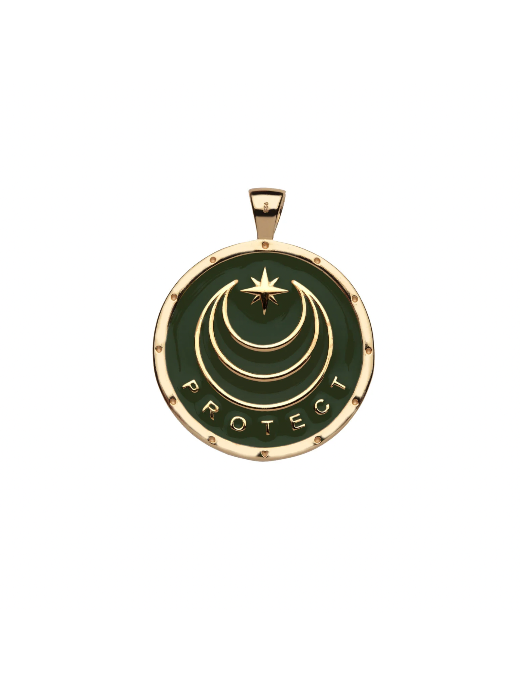 PROTECT Original Pendant Coin in Green