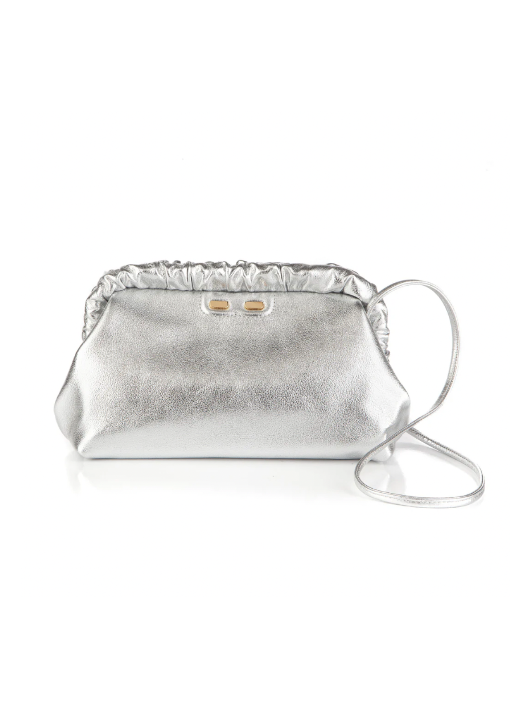 Carter Cloud Pouch - Metallic Silver