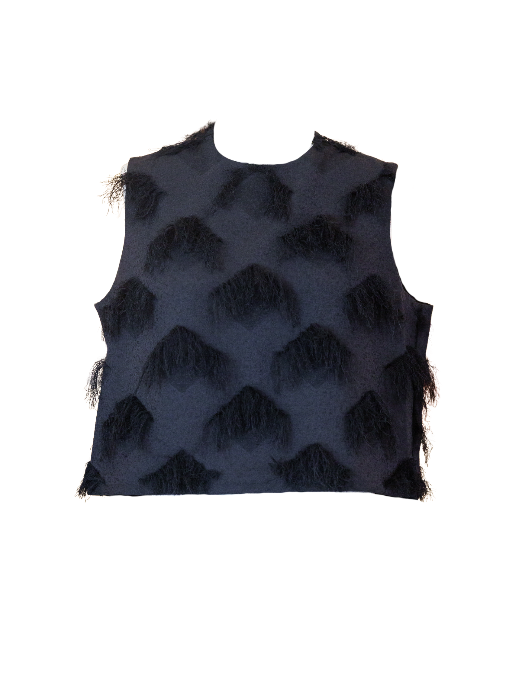 Manning Top - Black Fringe