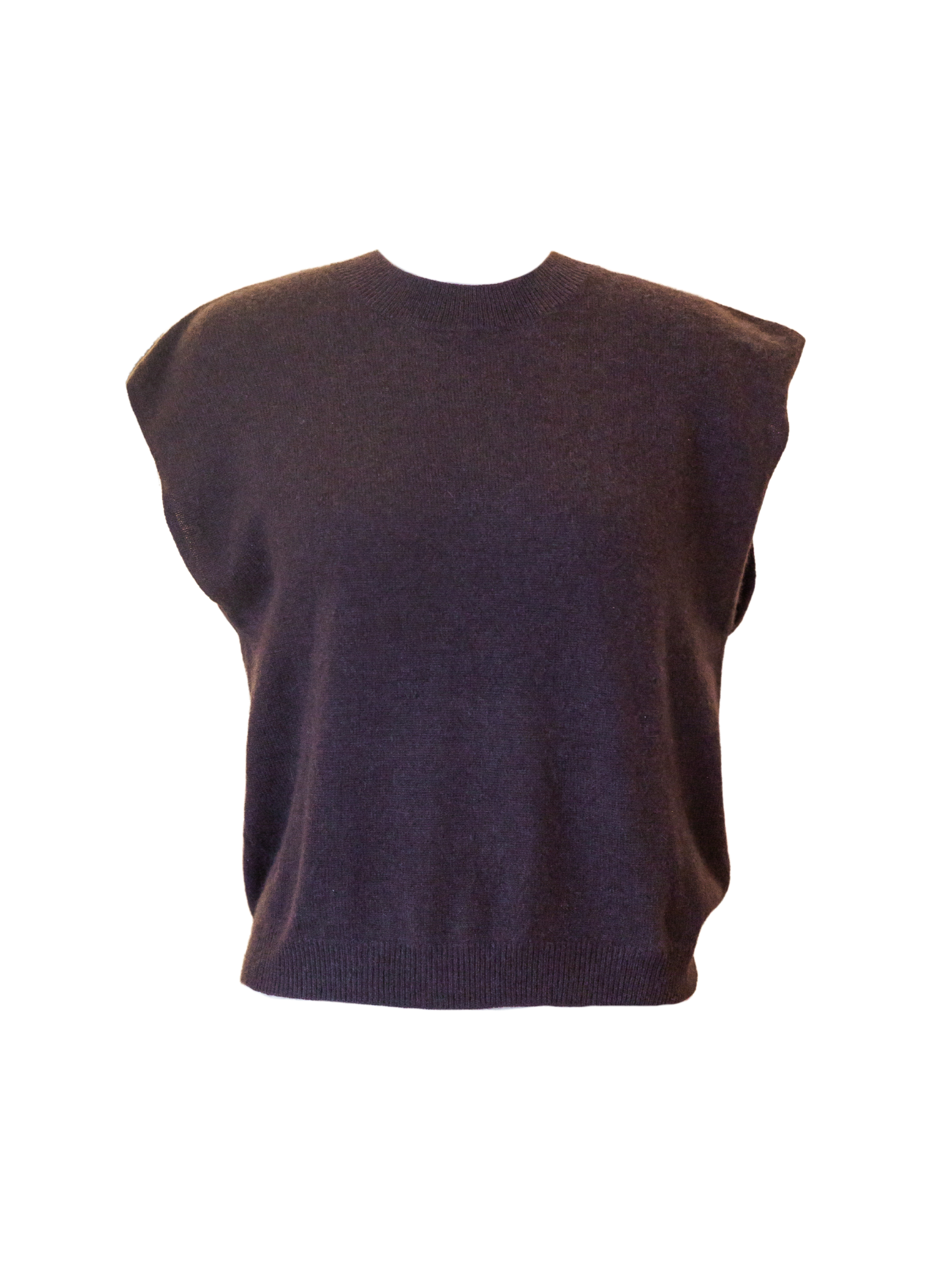 Lucca Crew Neck Tank - Brownie