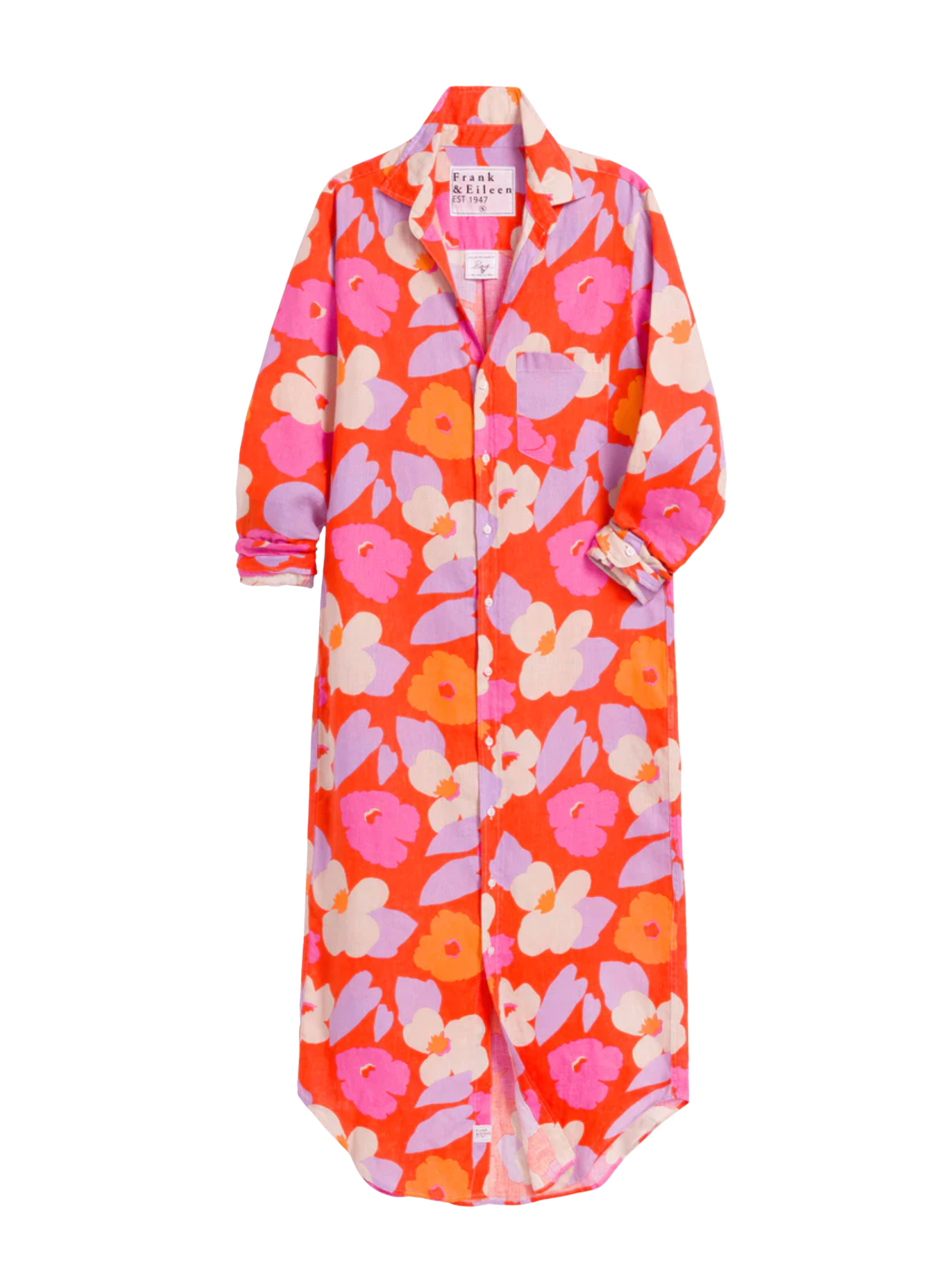 Rory - Large Floral, Pink, Orange