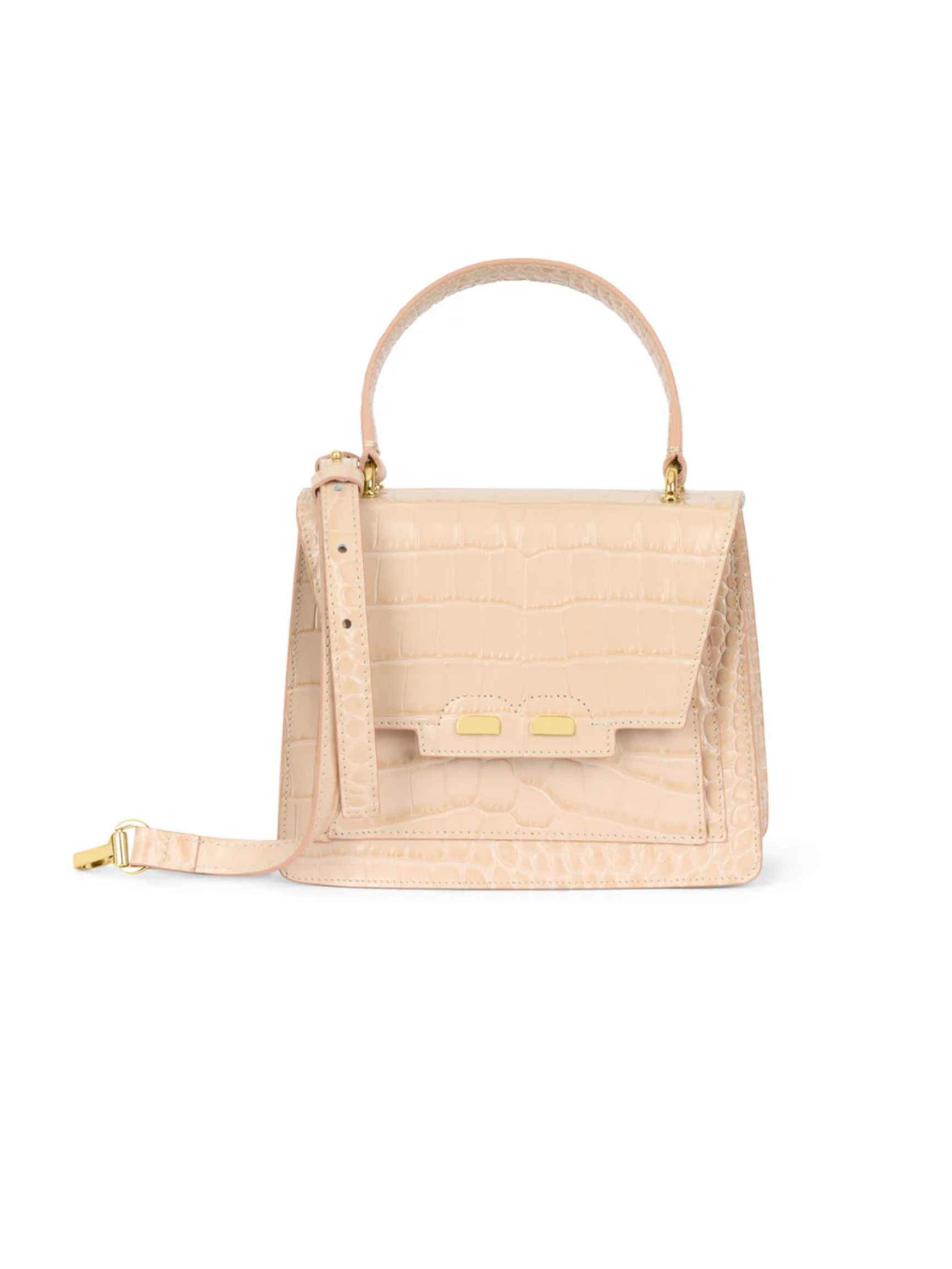 The Isabel Bag - Blush Croc