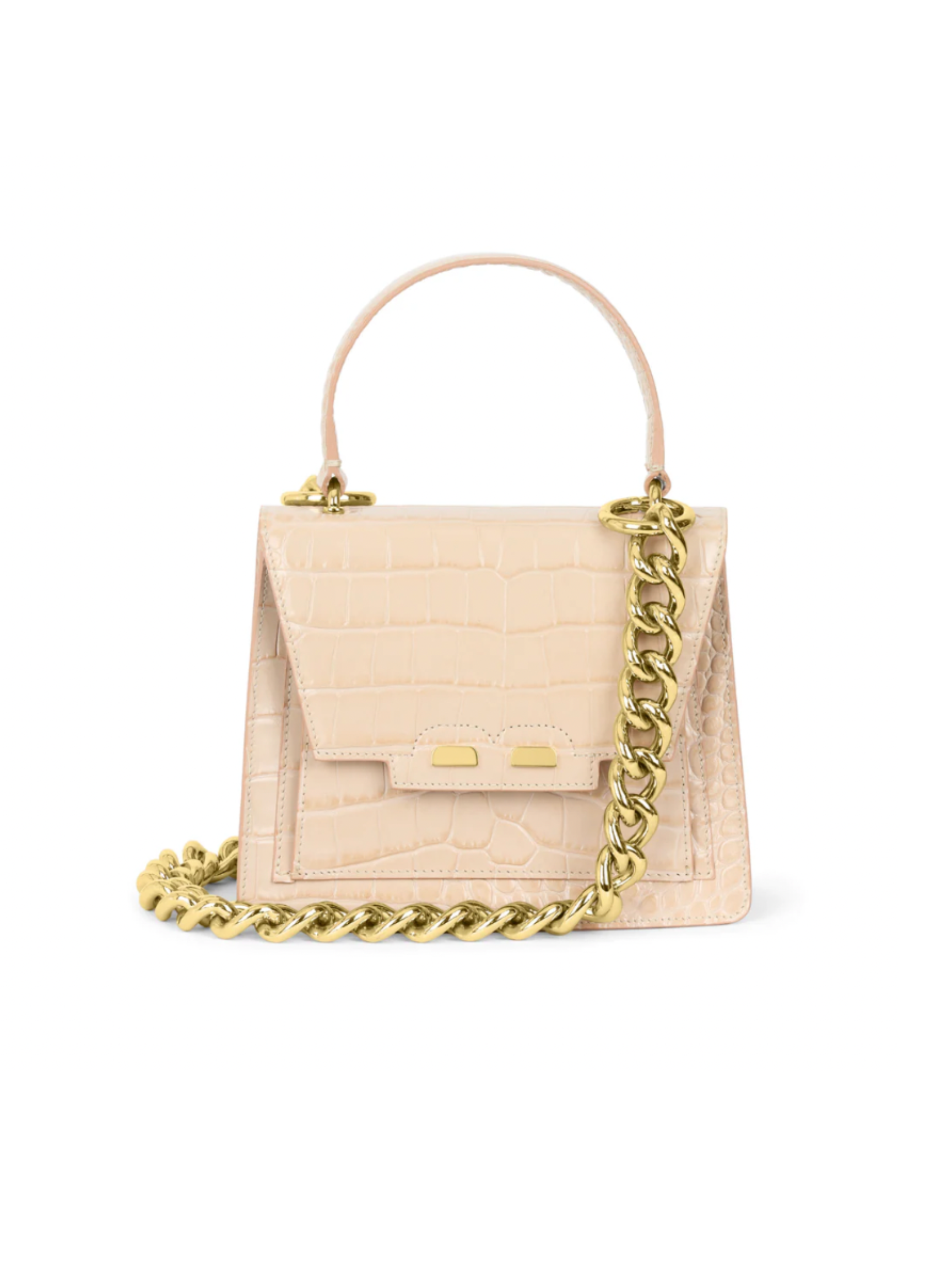 The Isabel Bag - Blush Croc