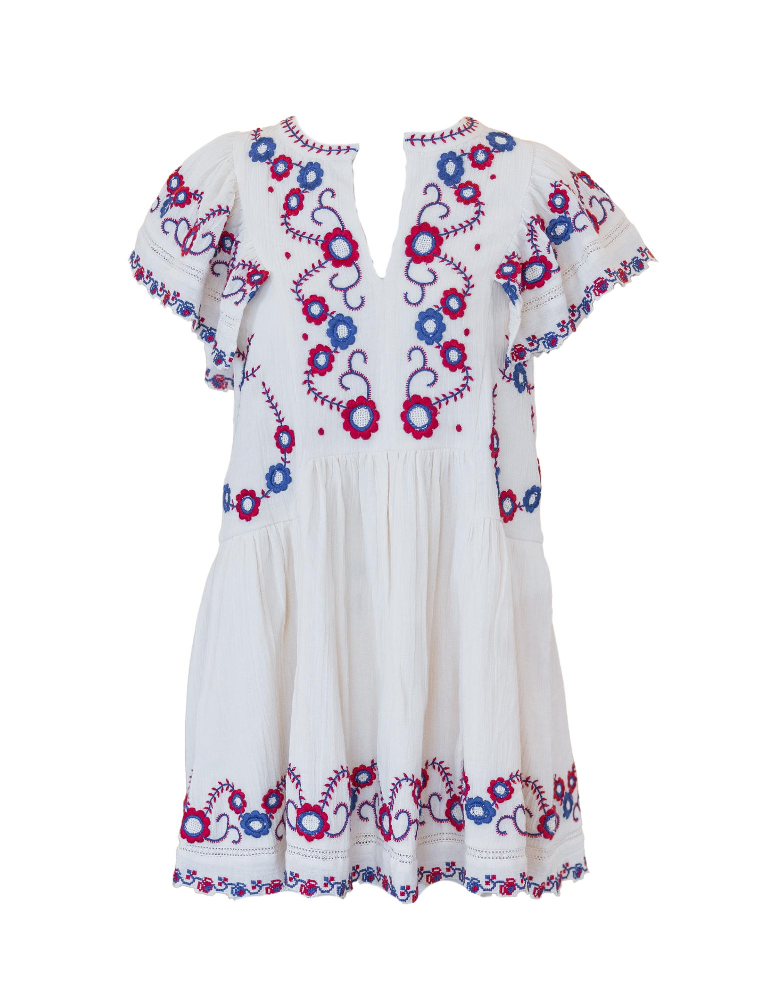 Soren Embroidery Dress - Multi