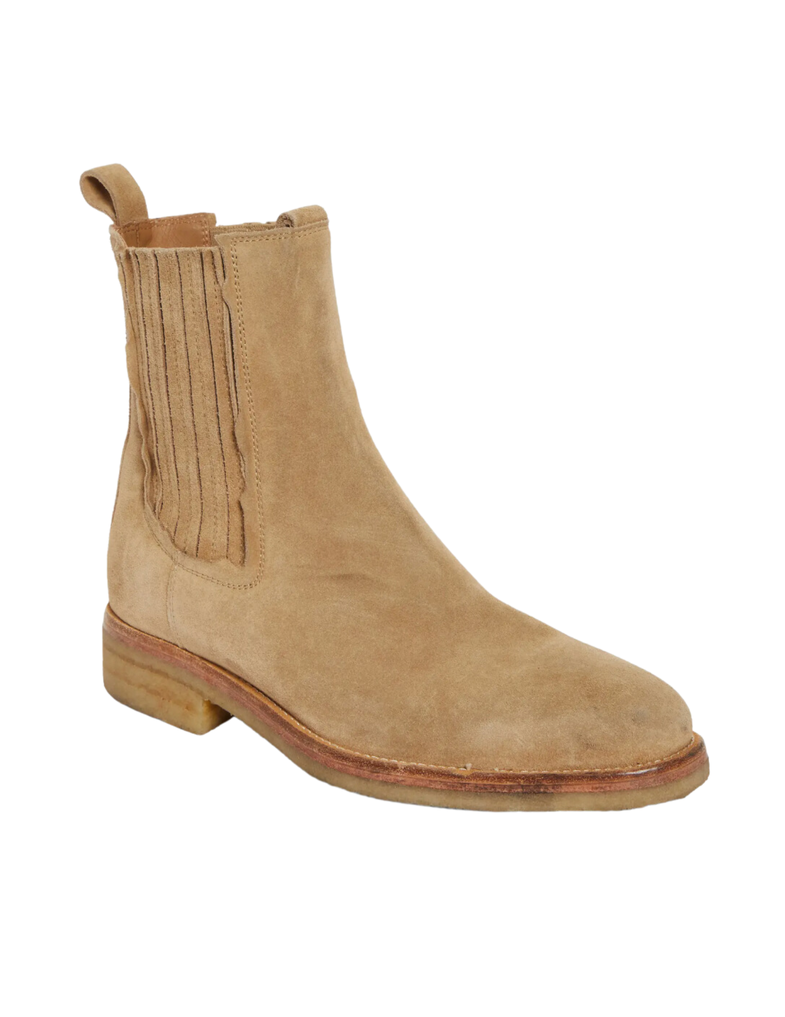 Chelsea Suede Boot - Tobacco