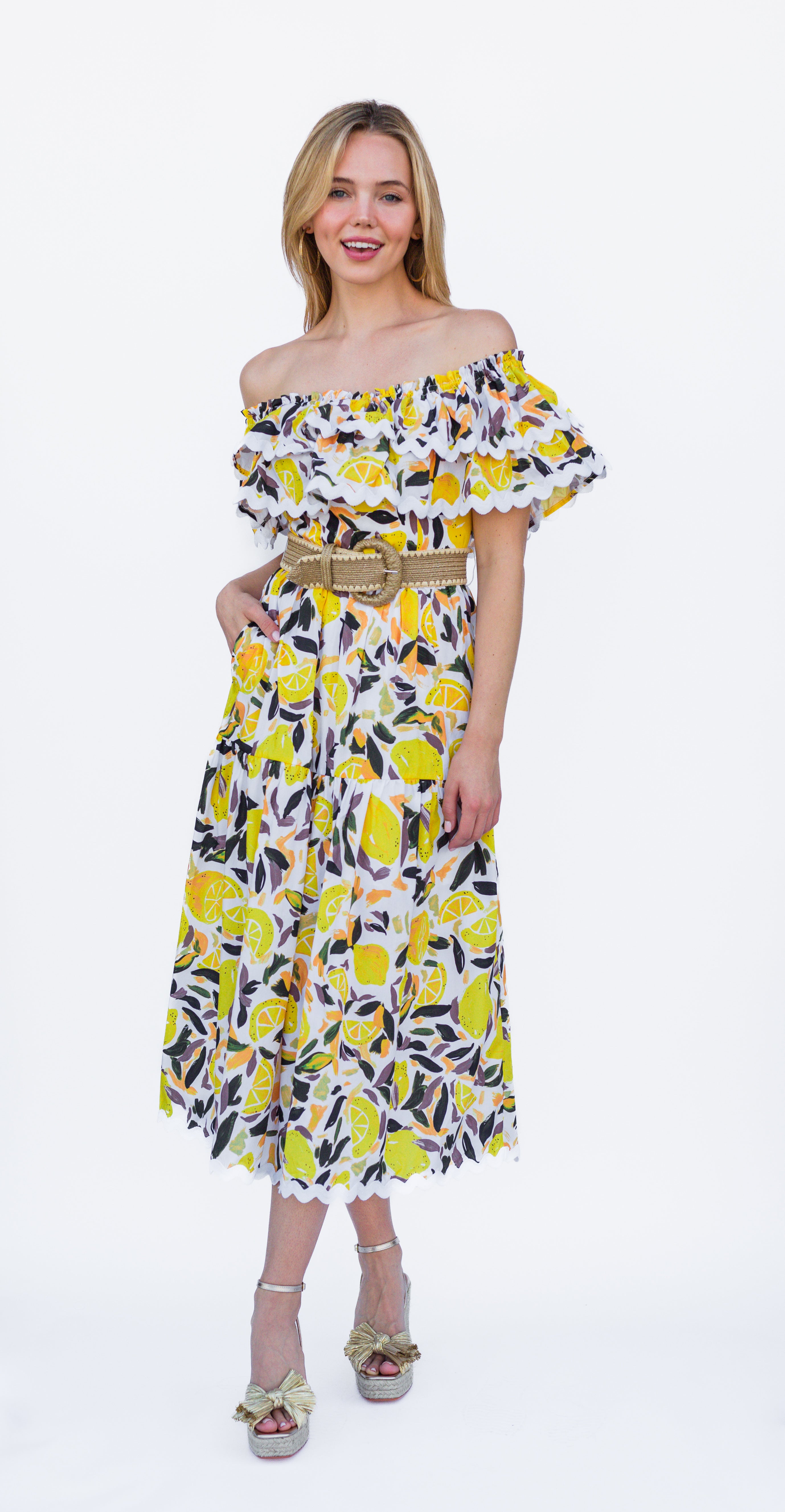 Amarilla Midi Dress - Floral Print