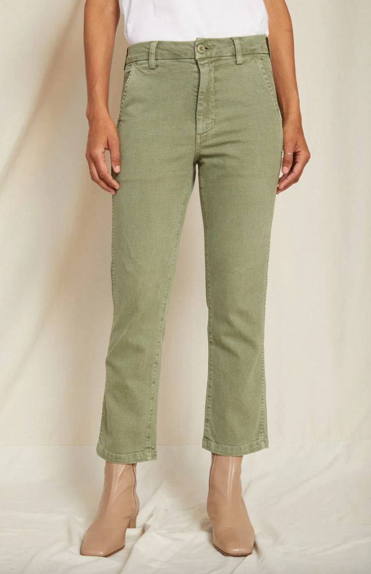 Easy Trouser Relax Crop Straight-Surplus