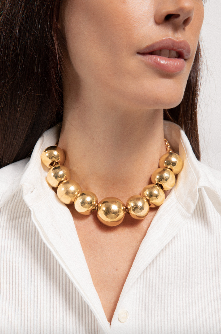 Golden Bubble Necklace