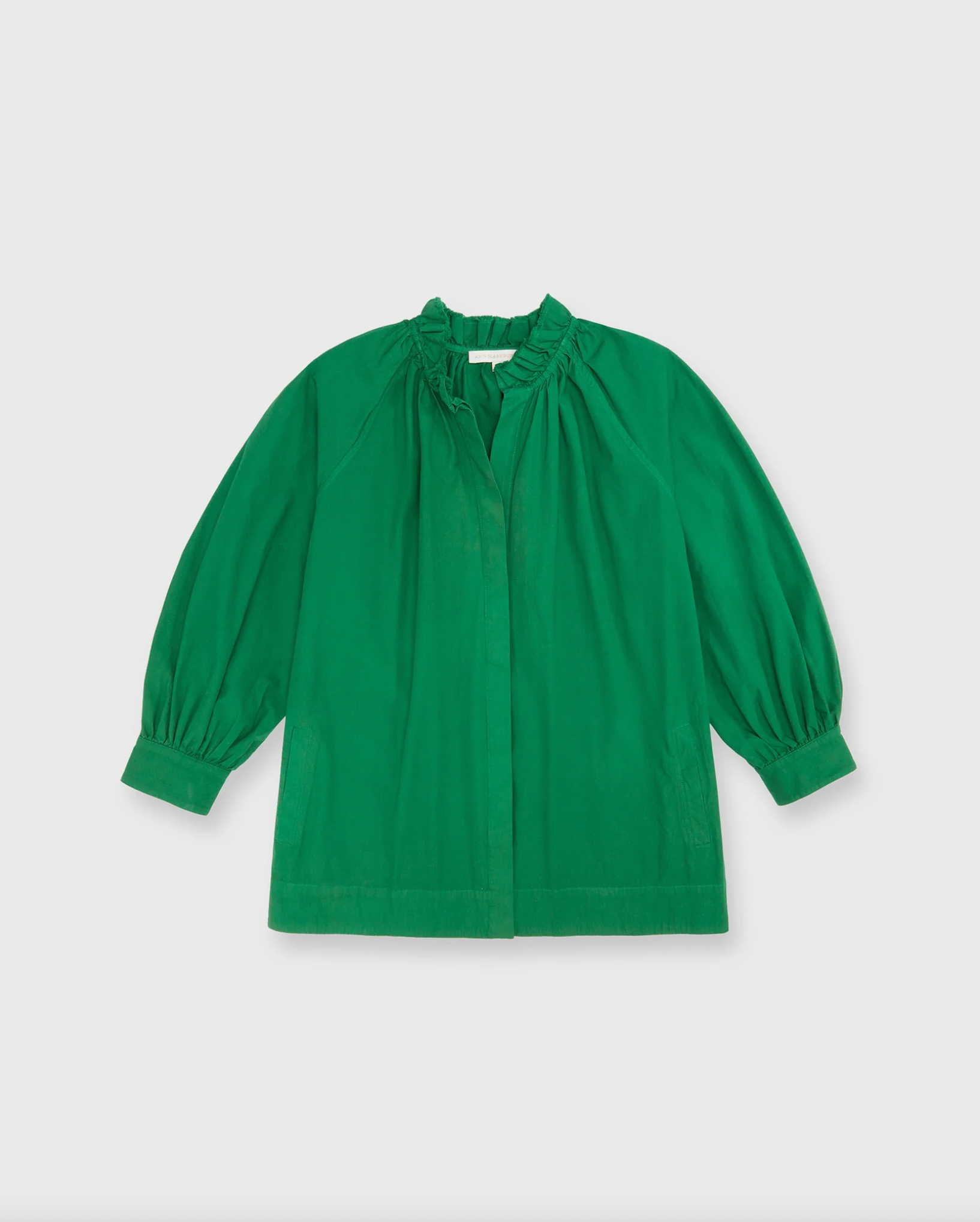 Frilla Liya Shirt Jacket - Kelly Green