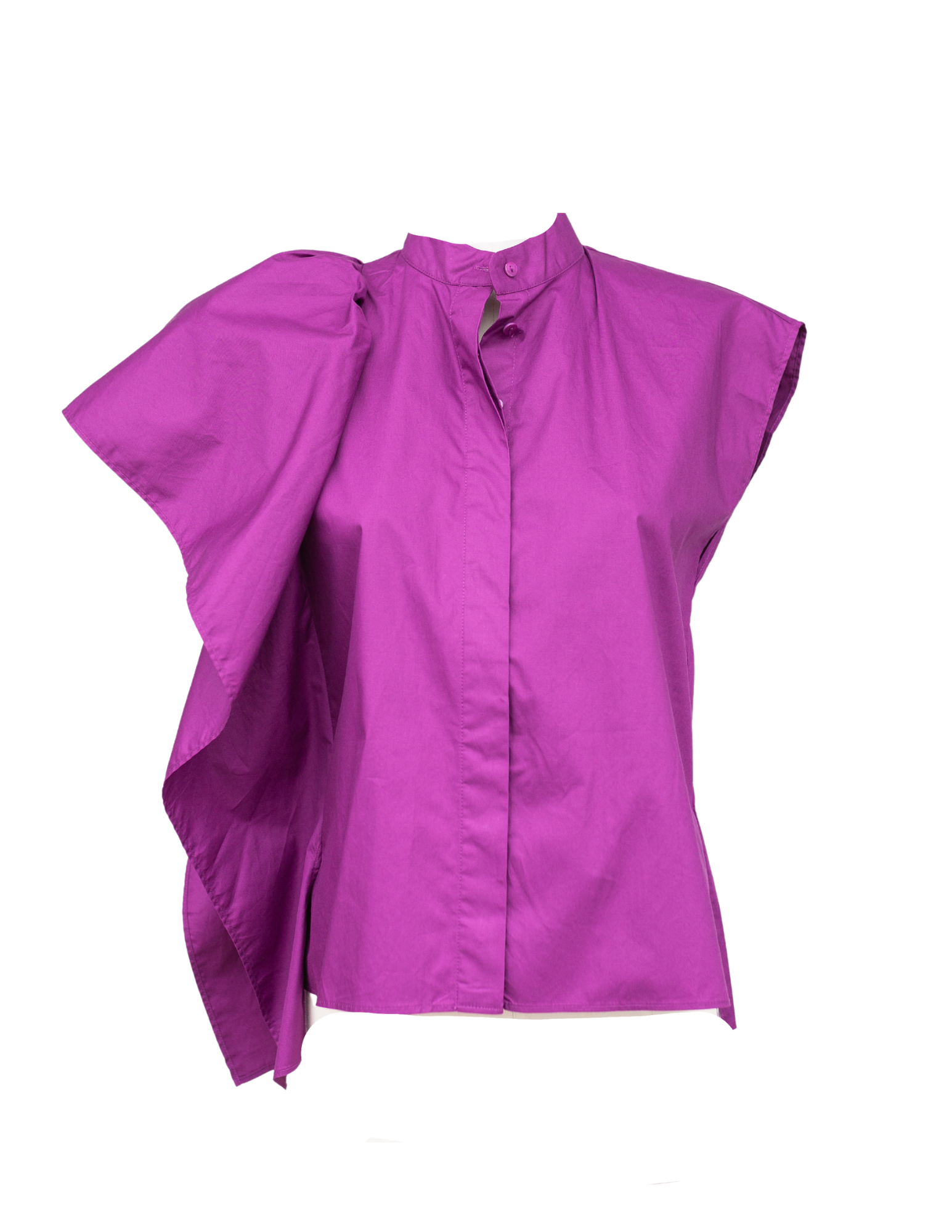 Right Side Ruffle Top - Violet