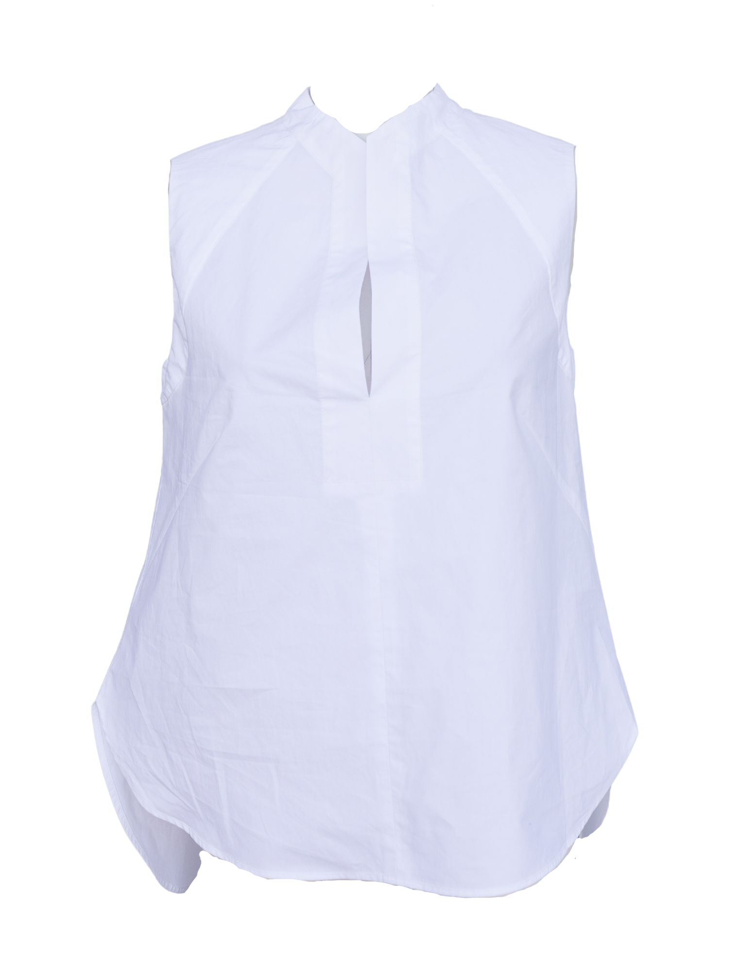 Sleeveless Shirt - White