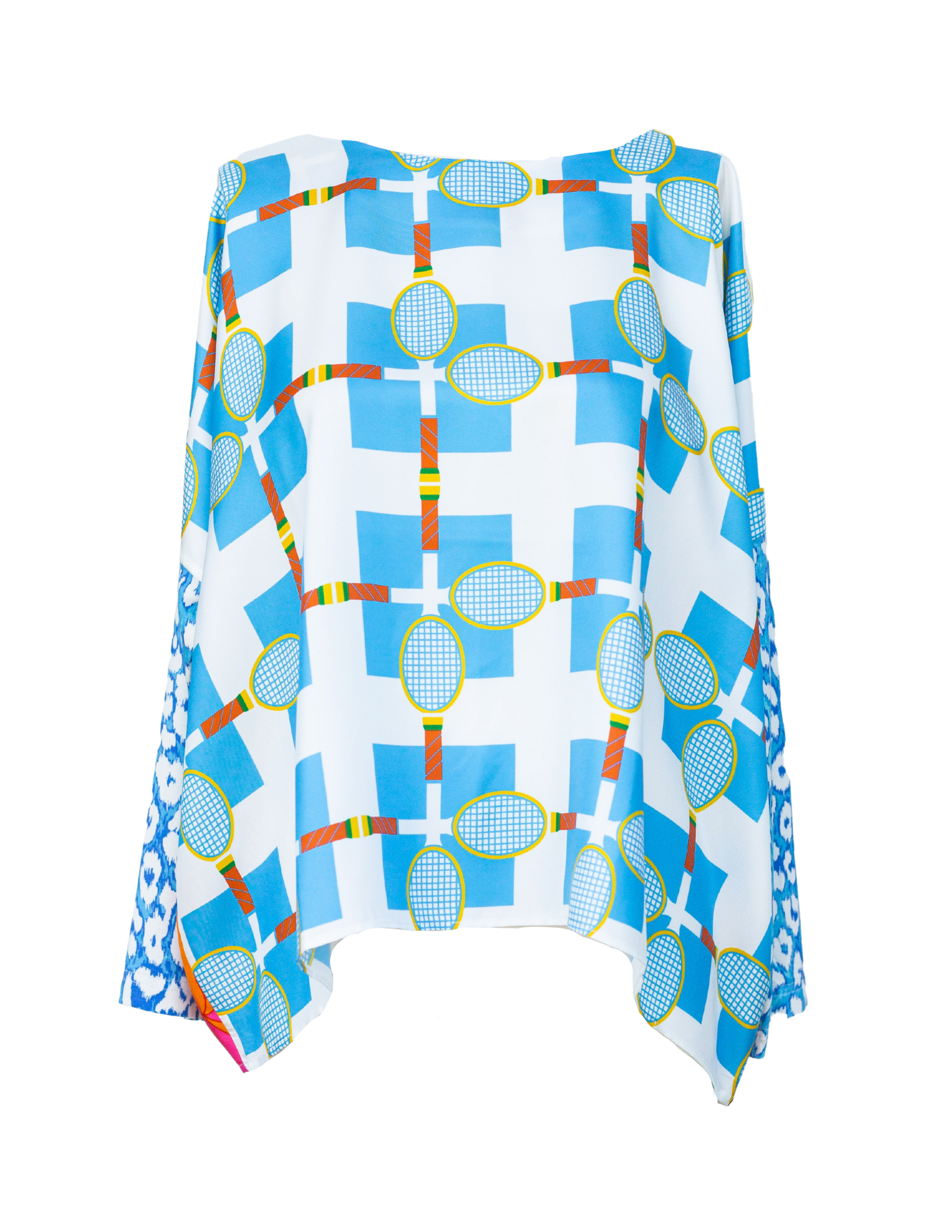 Janine Top - Mix Raquettes Turquoise