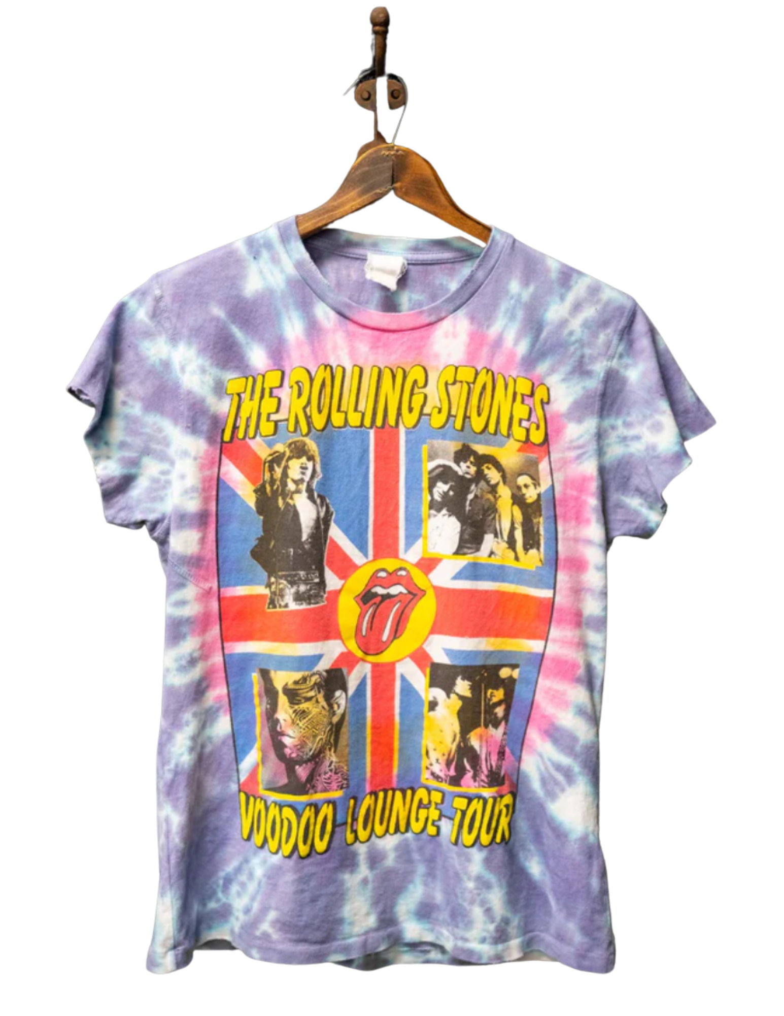 Rolling Stones Tee - Sunset Tie Dye